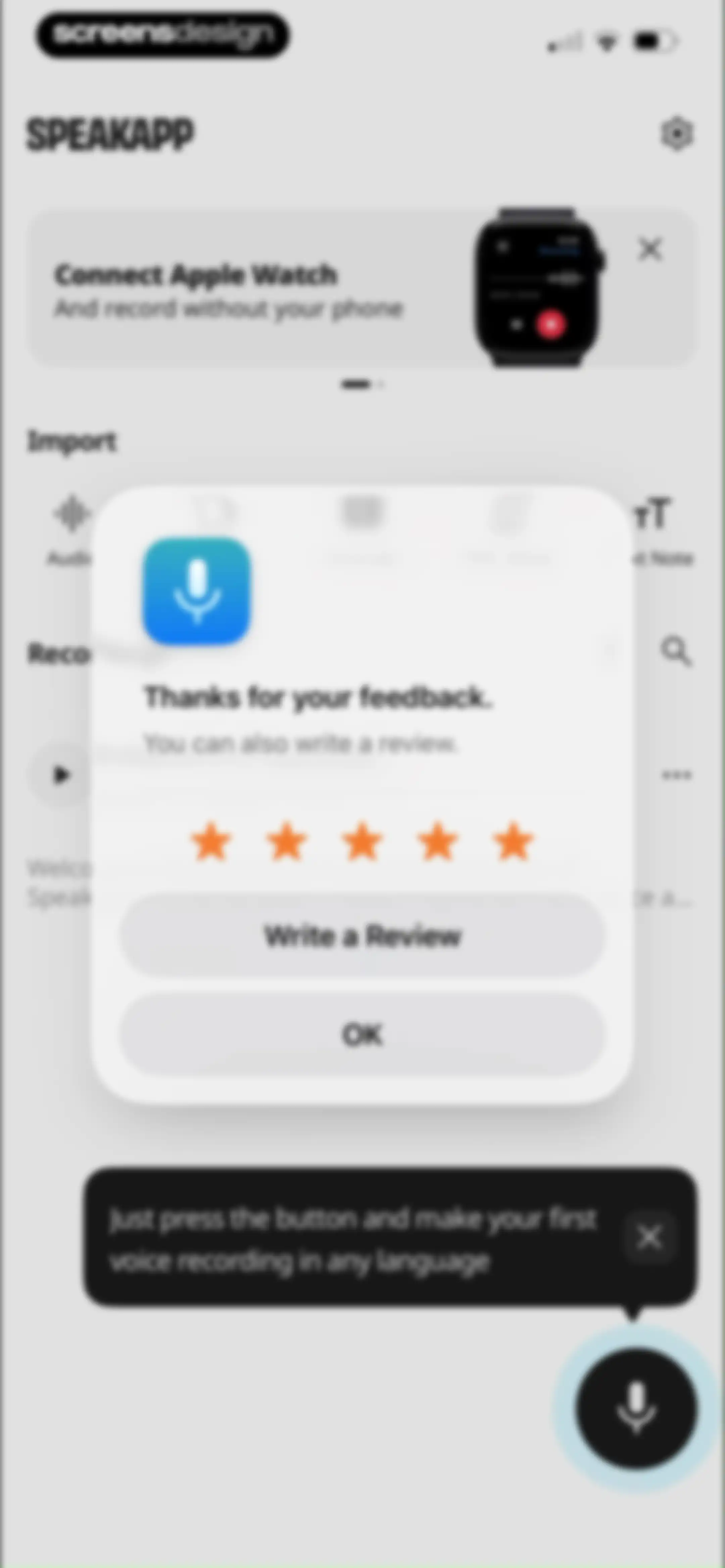 SpeakApp AI: Voice Notes screen 13