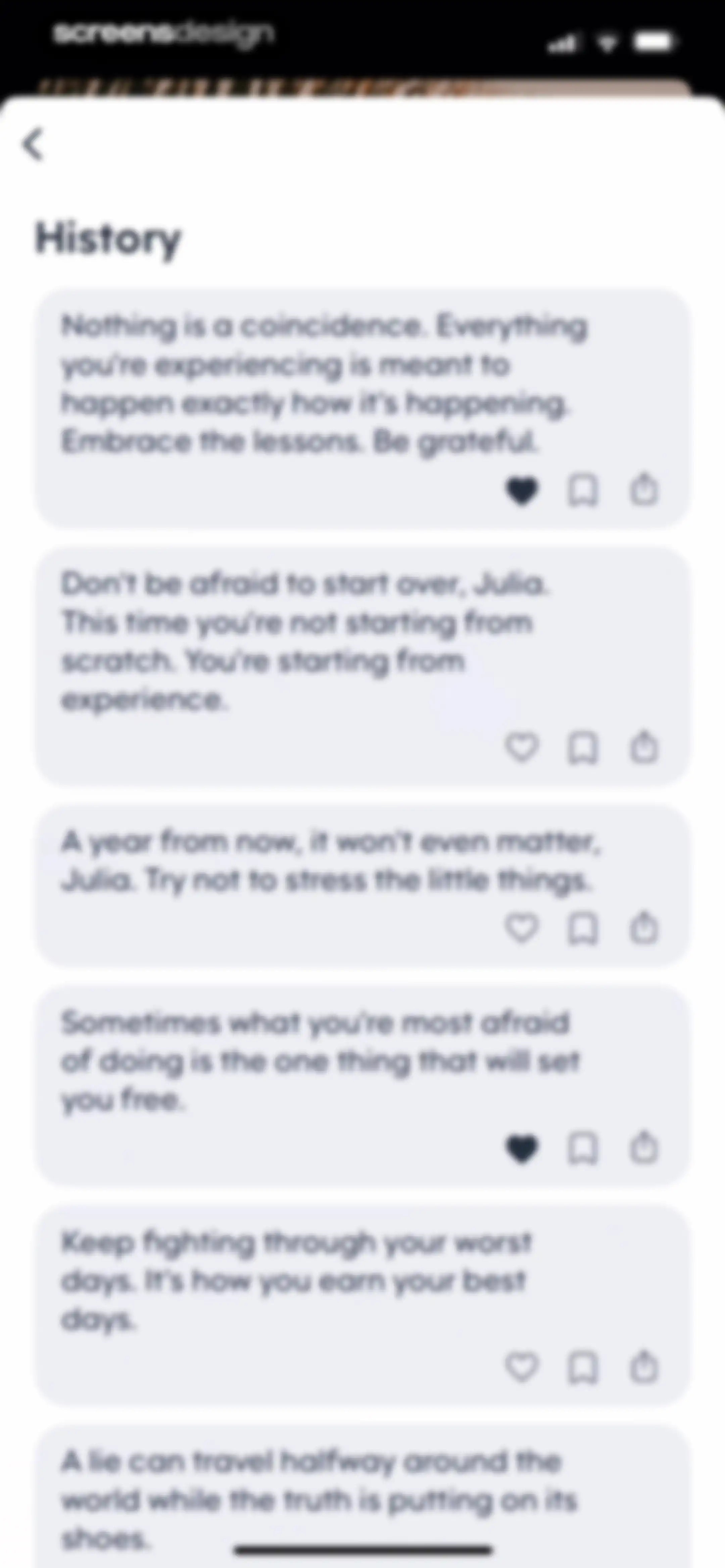 Motivation - Daily quotes screen 107