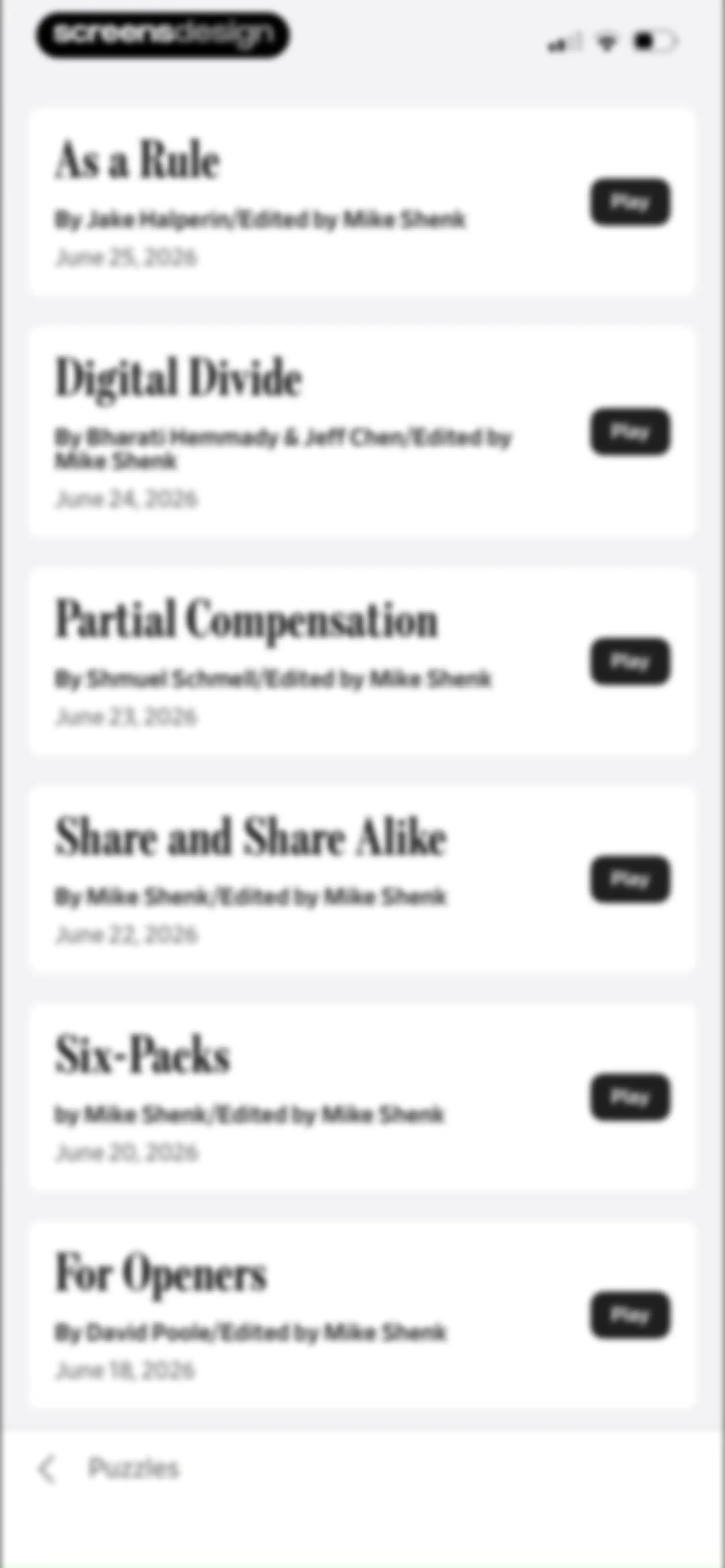 The Wall Street Journal. News screen 74