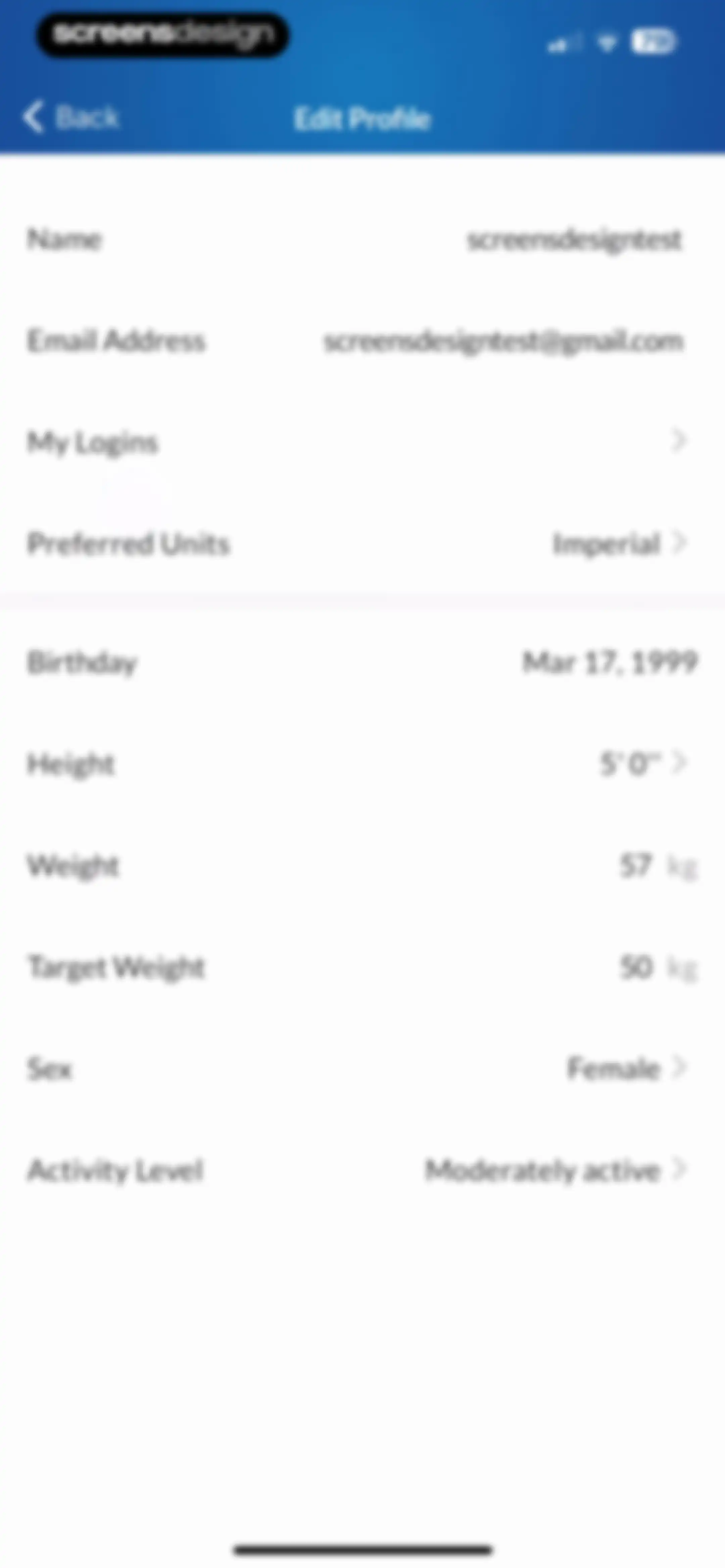 MacrosFirst - Macro Tracker screen 124