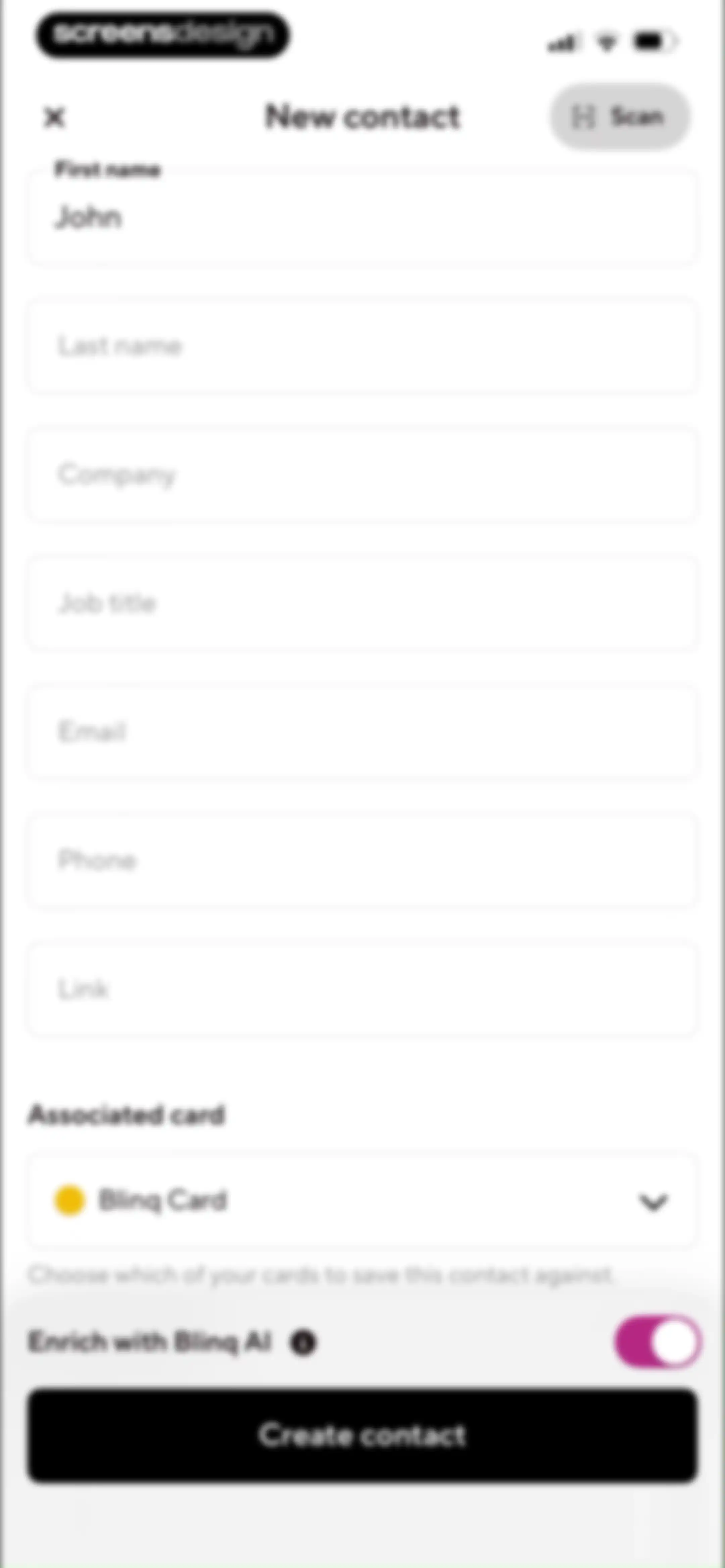 Blinq: Digital Business Card screen 97