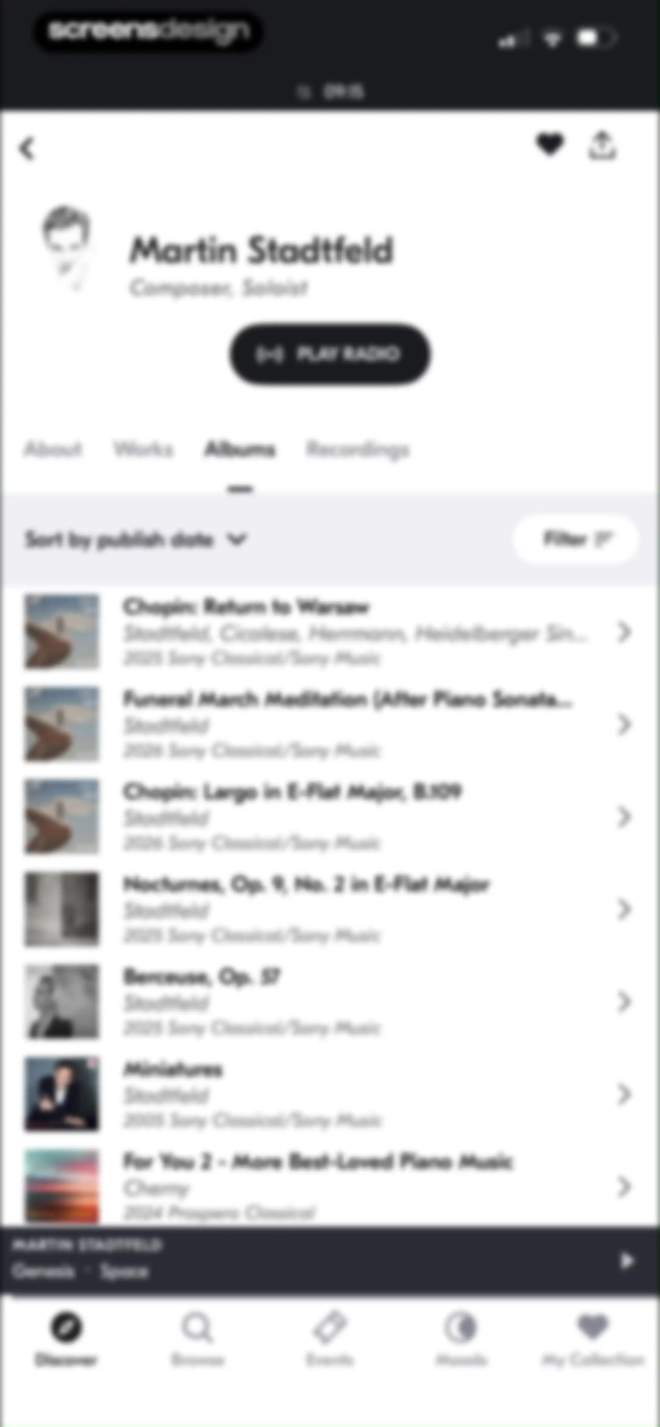IDAGIO Stream Classical Music screen 49