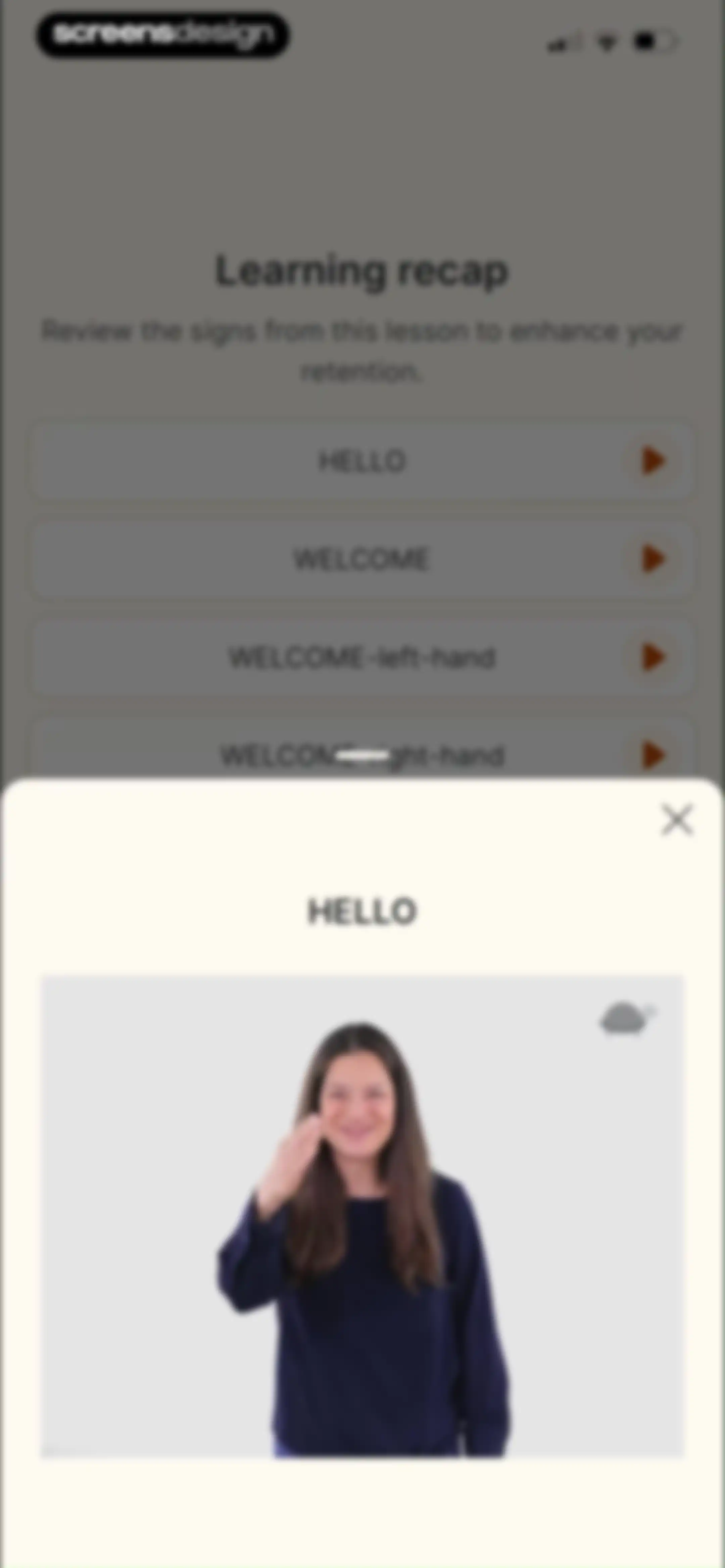 Lingvano - Learn Sign Language screen 44