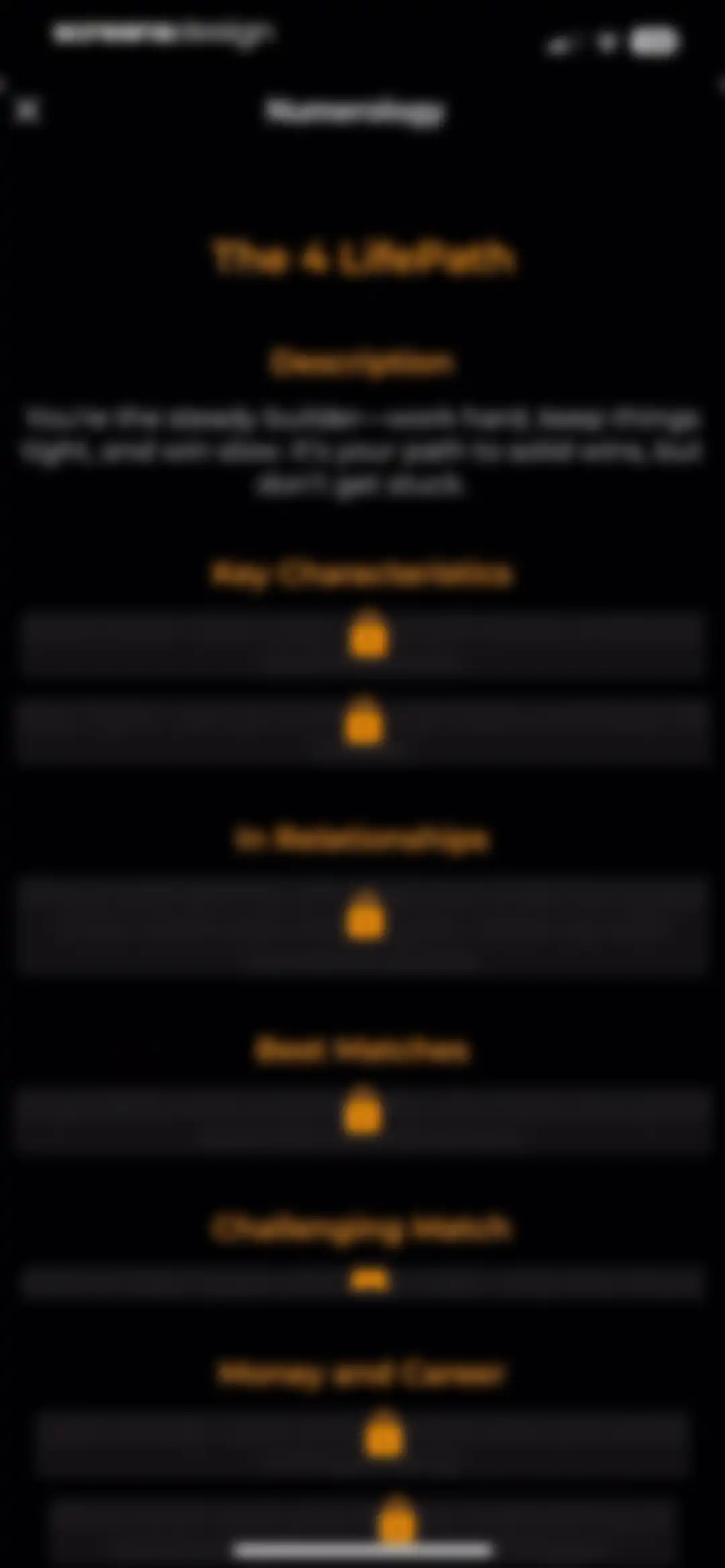 CUE Astrology screen 37