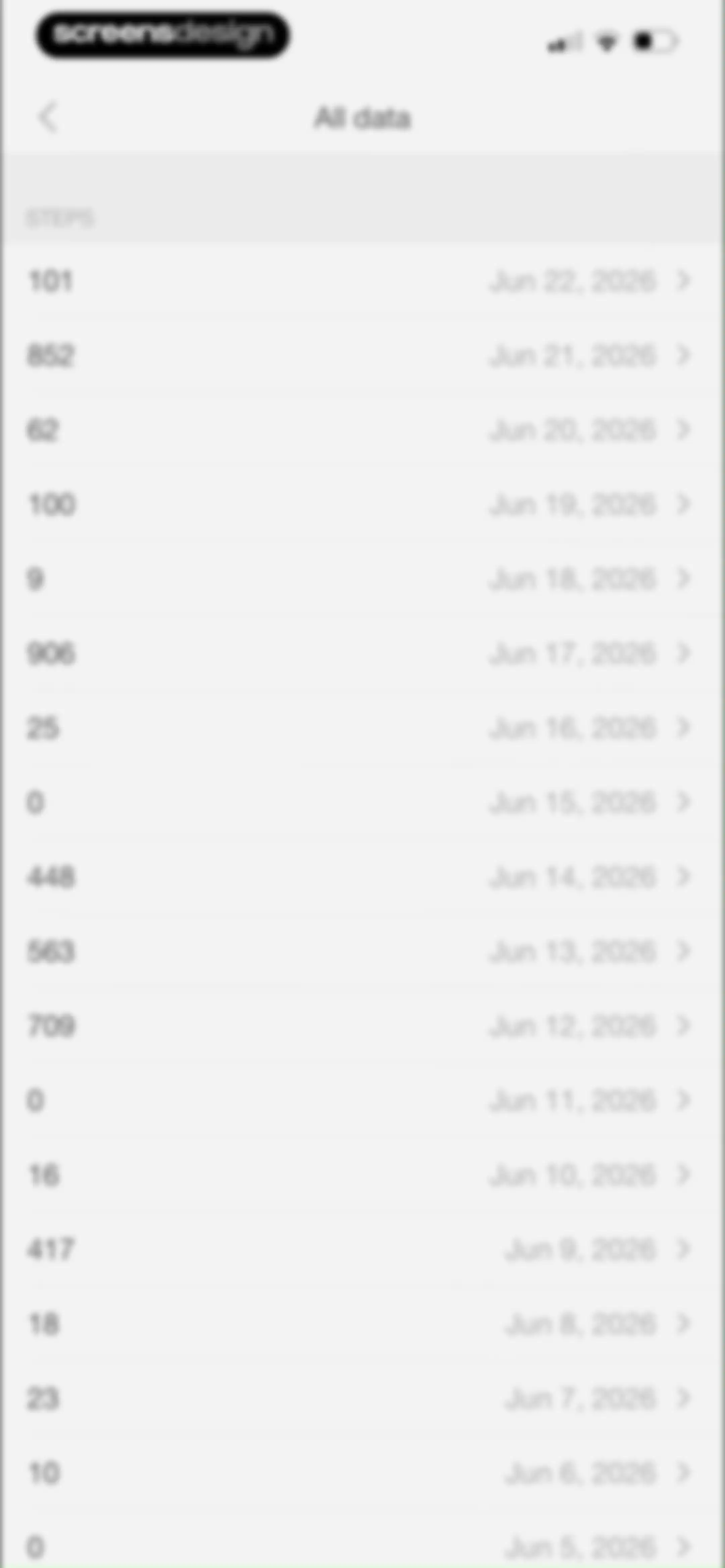 Pacer Pedometer Step Counter screen 100