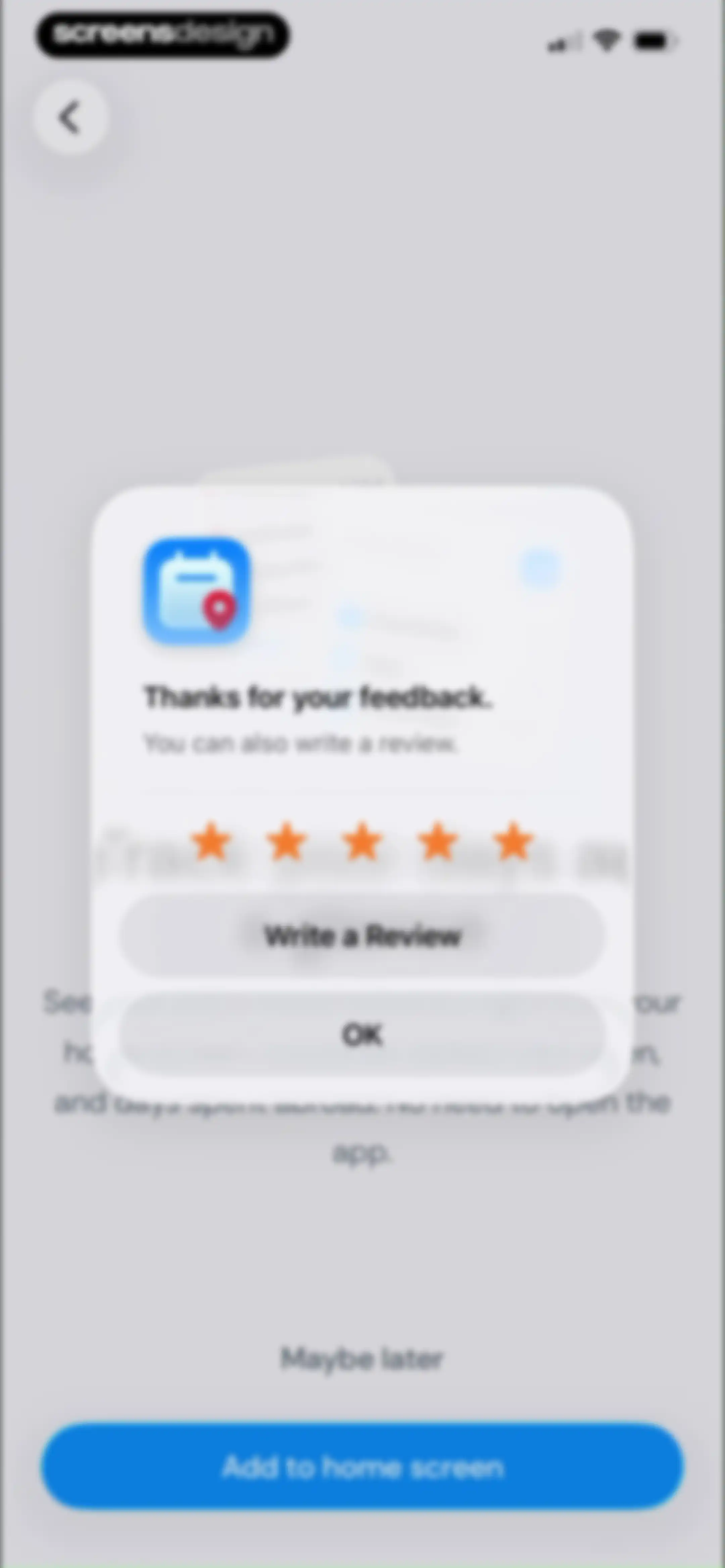 Country Days Tracker: Bounded screen 18