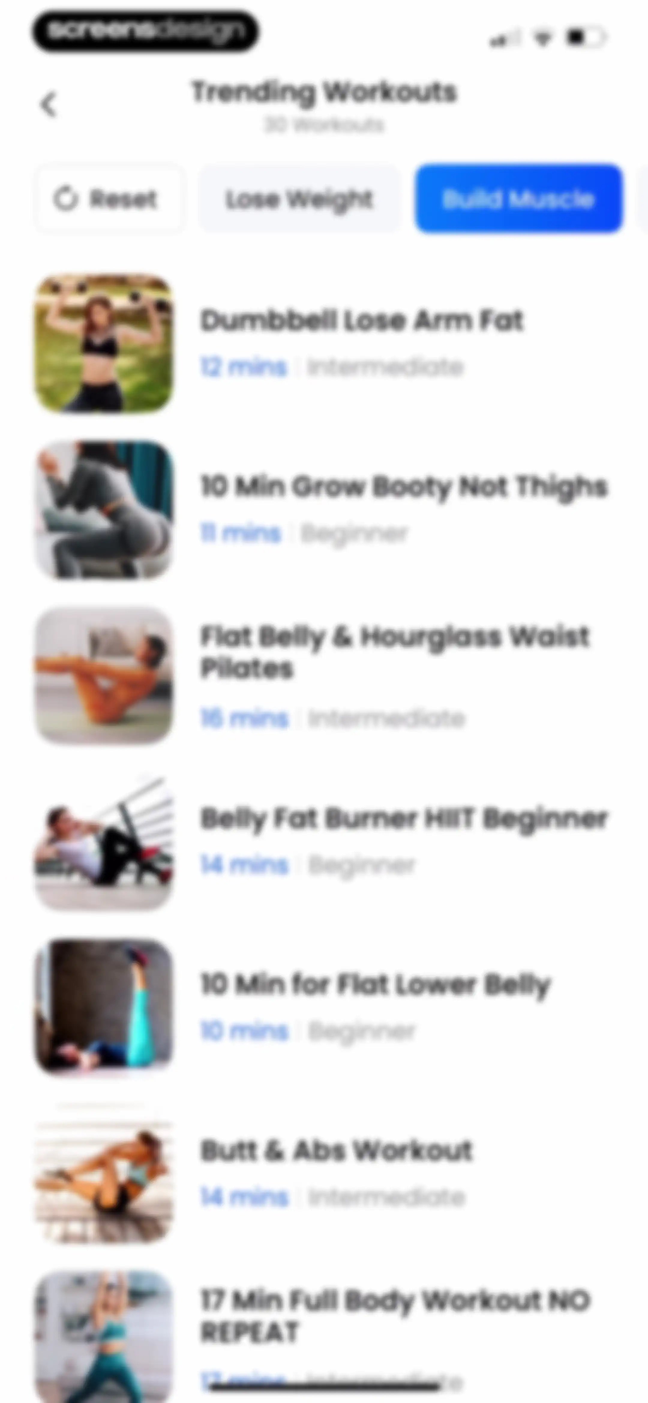 Home Workout - No Equipments screen 213