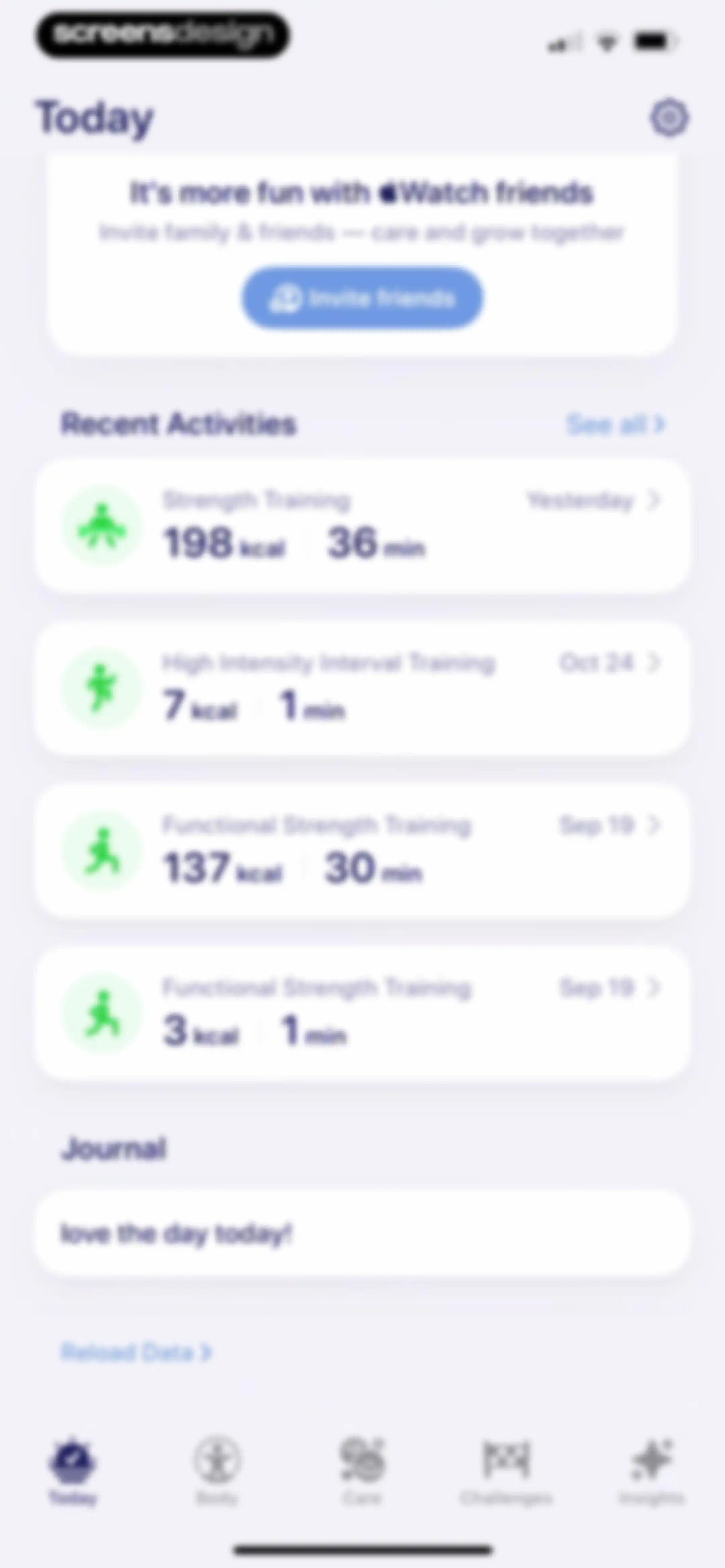 Grow: Health & Fitness screen 126