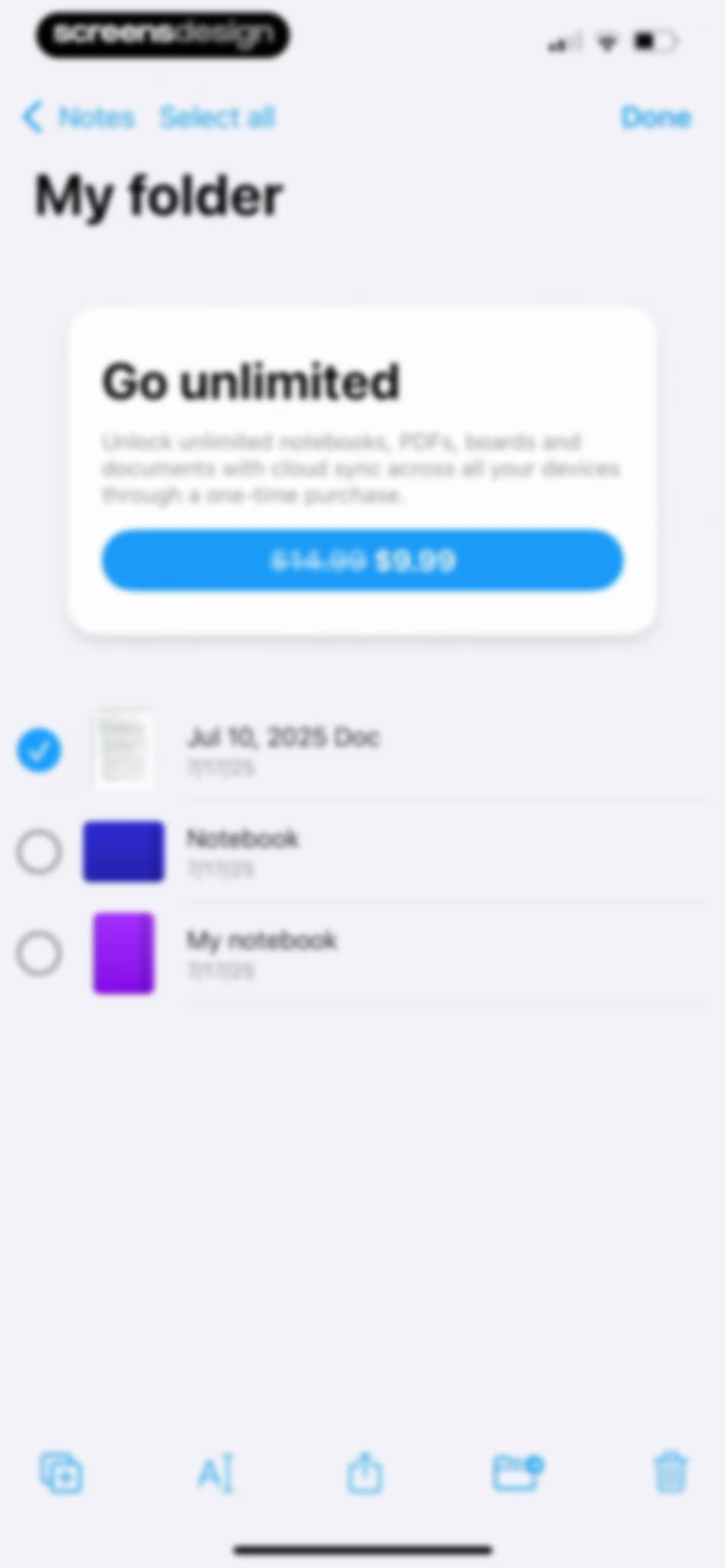 MyScript Notes: AI Handwriting screen 66