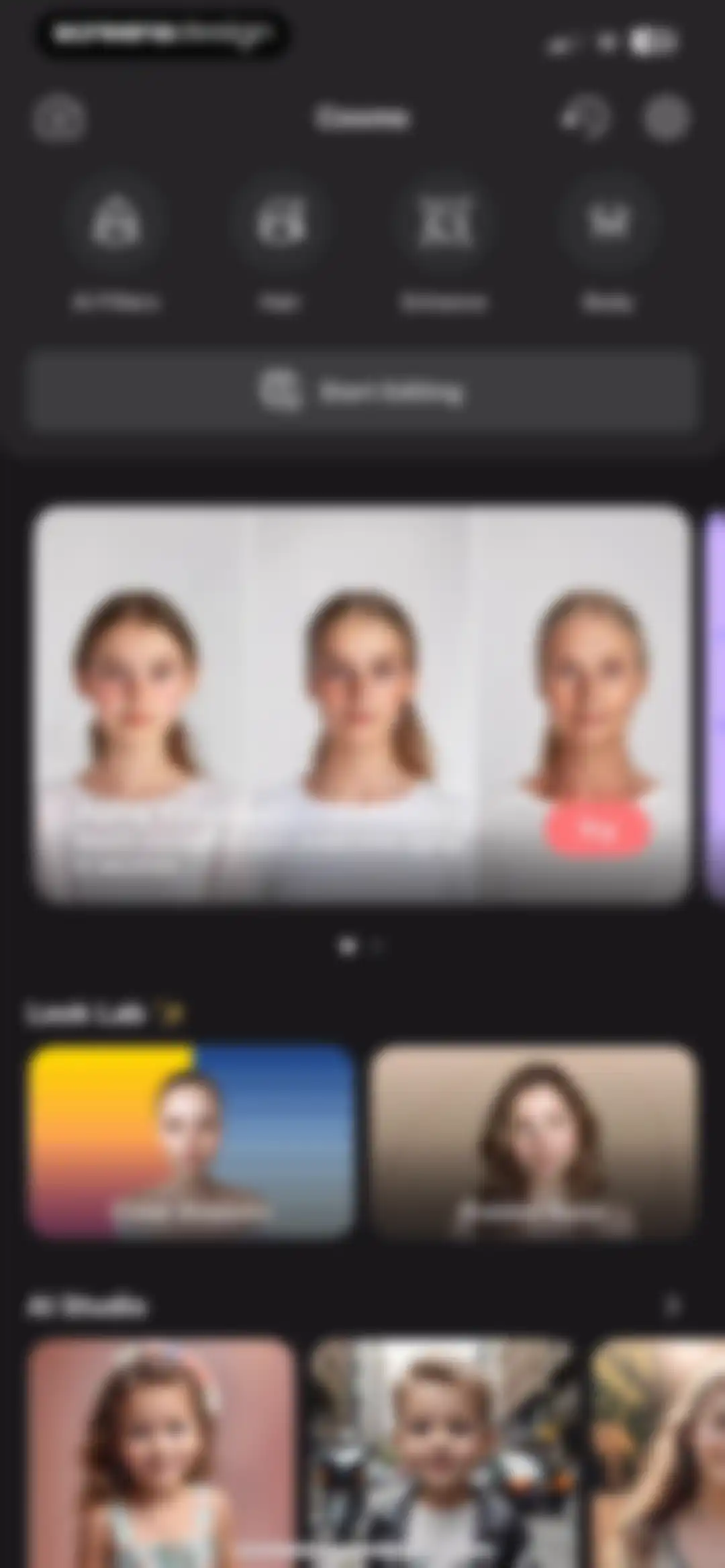 Cosmo: AI Editor, Hair Filters screen 13