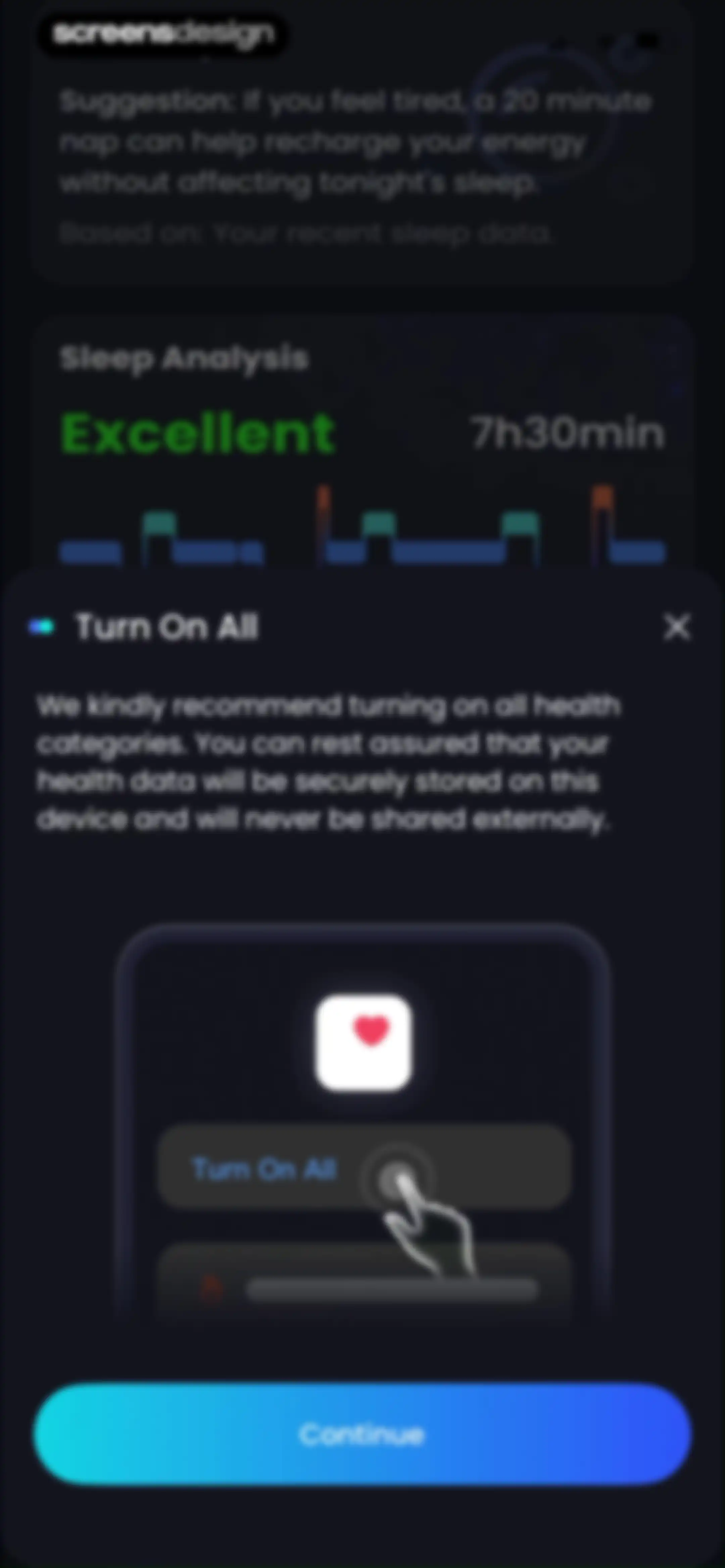 OakWell: Health Guard screen 33