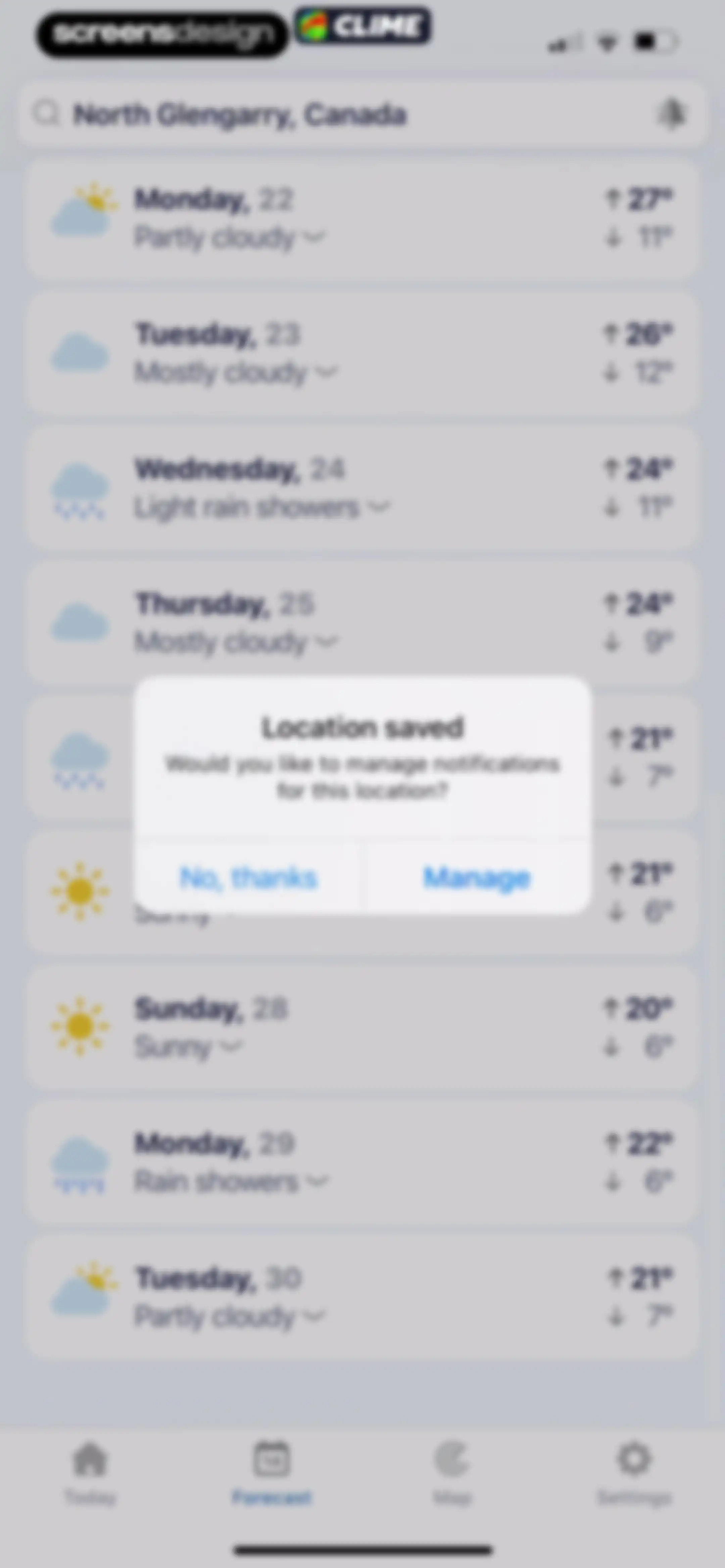 Clime: NOAA Weather Radar Live screen 61
