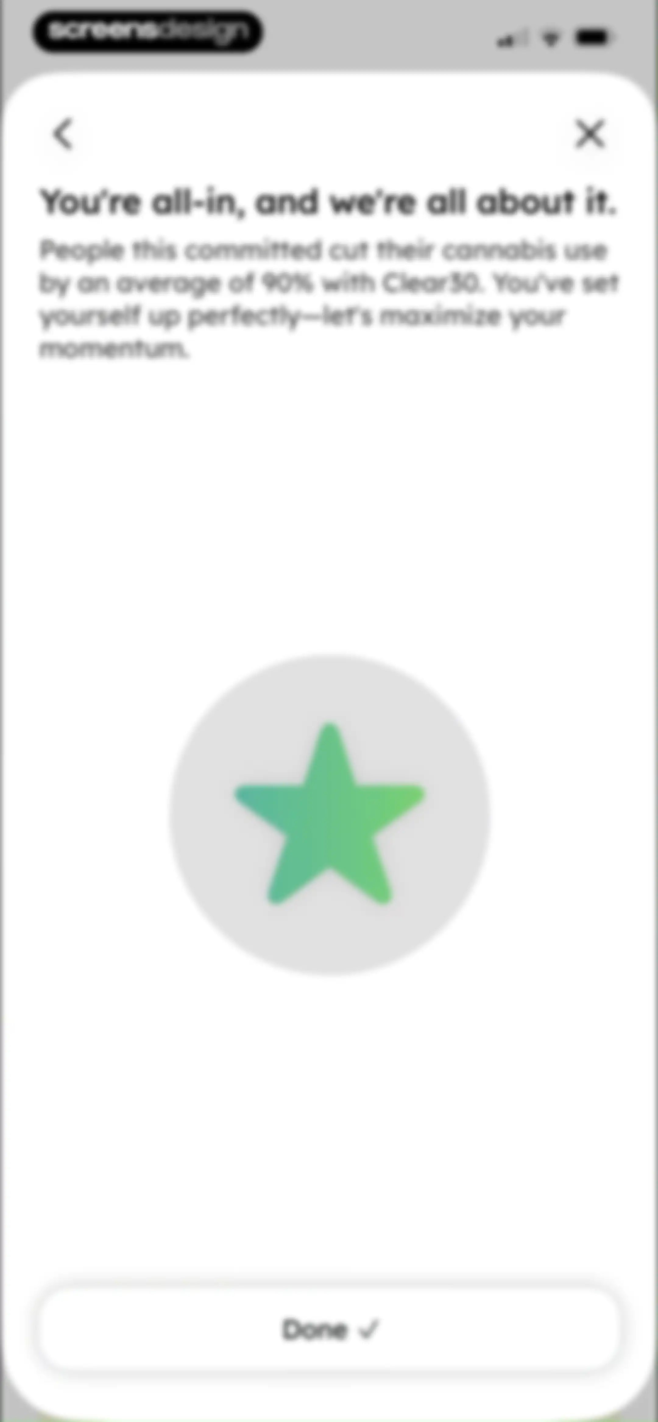 Clear30: Reset From Weed screen 261