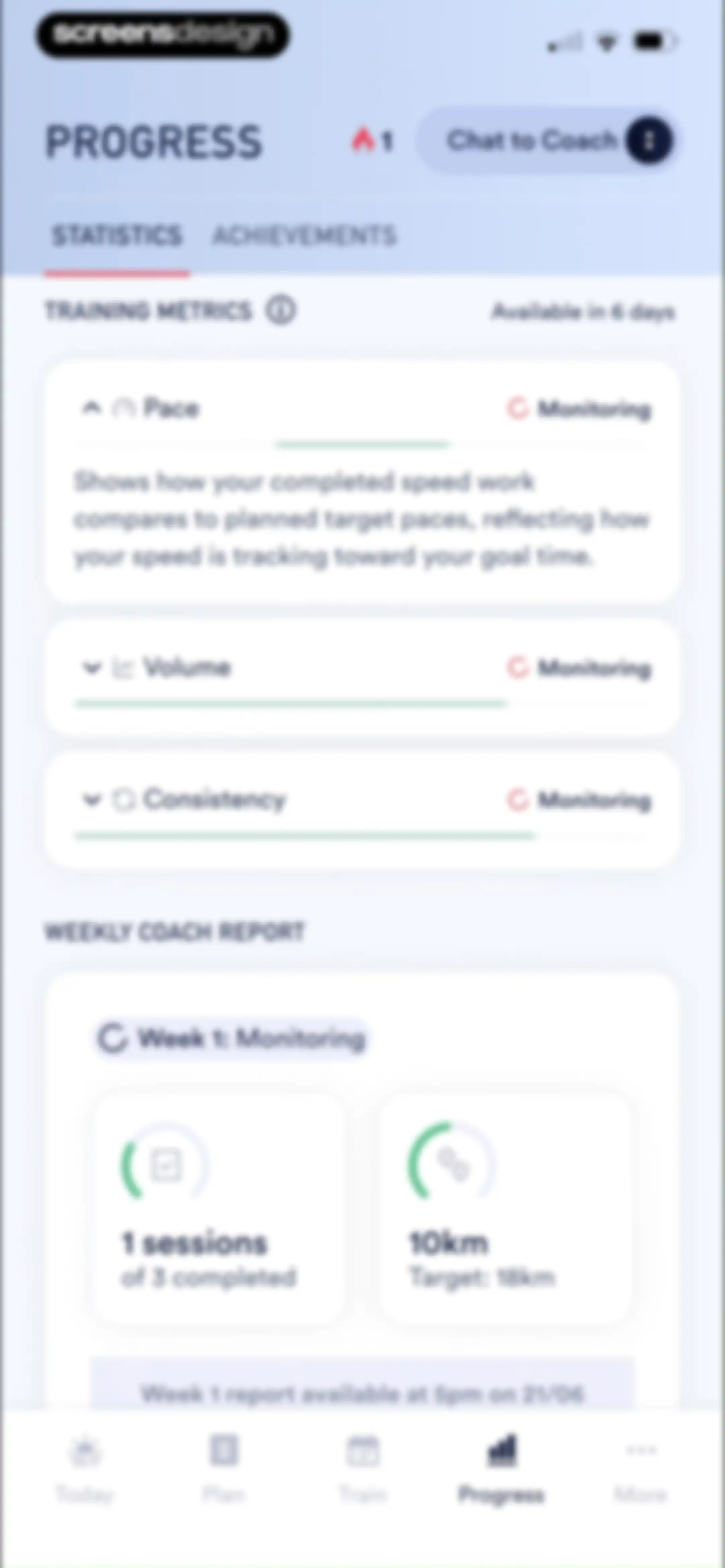 Coopah: The Run Coaching App screen 151