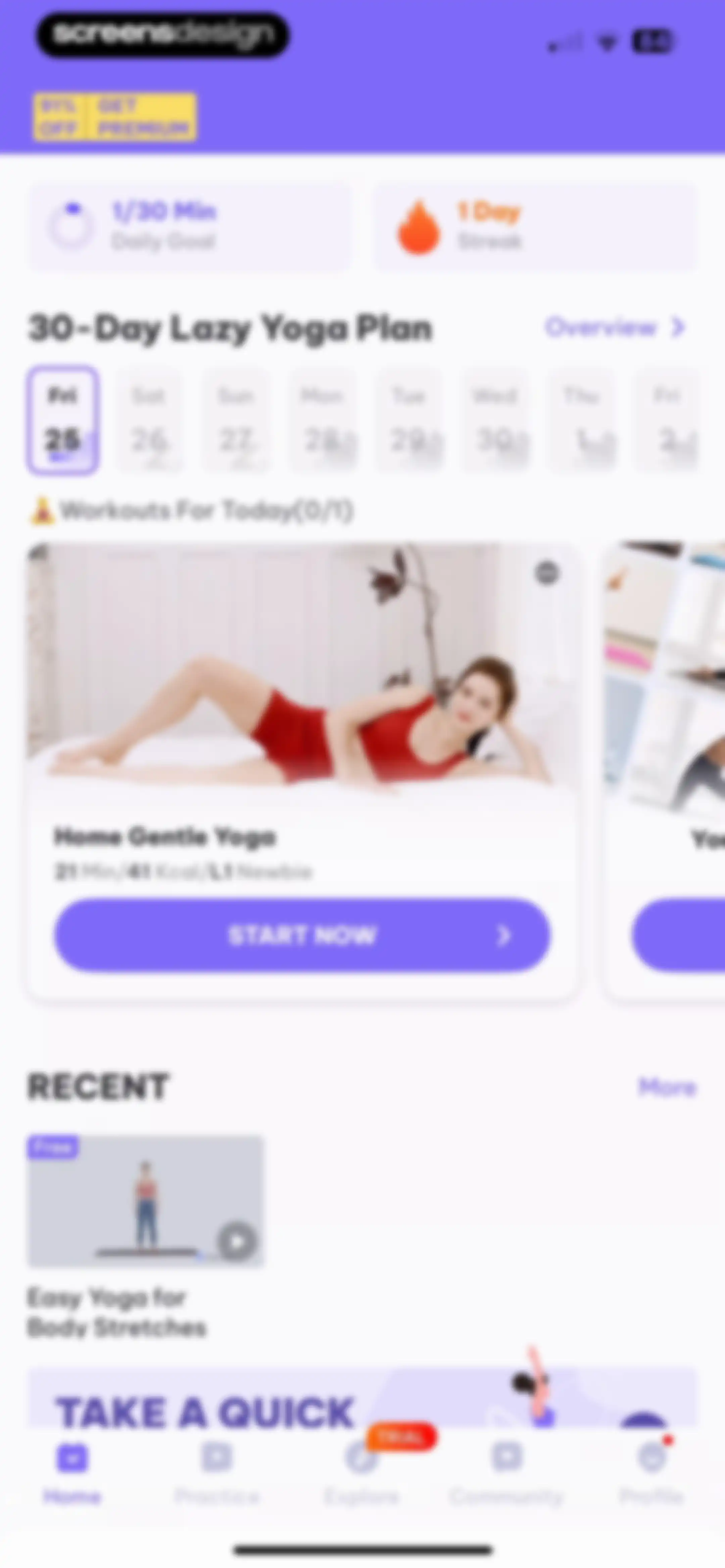Daily Yoga: Yoga for Fitness® screen 108