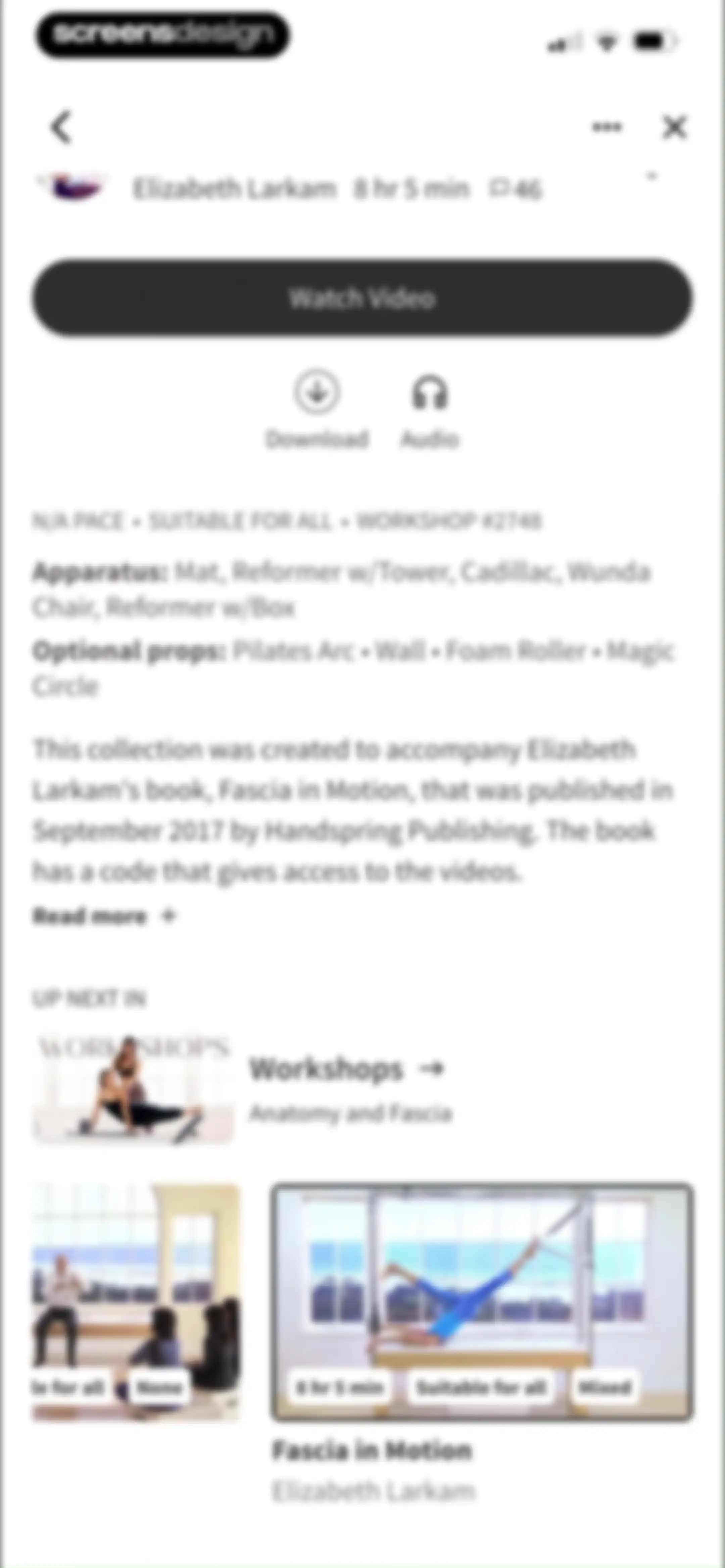 Pilates Anytime | Workouts screen 47