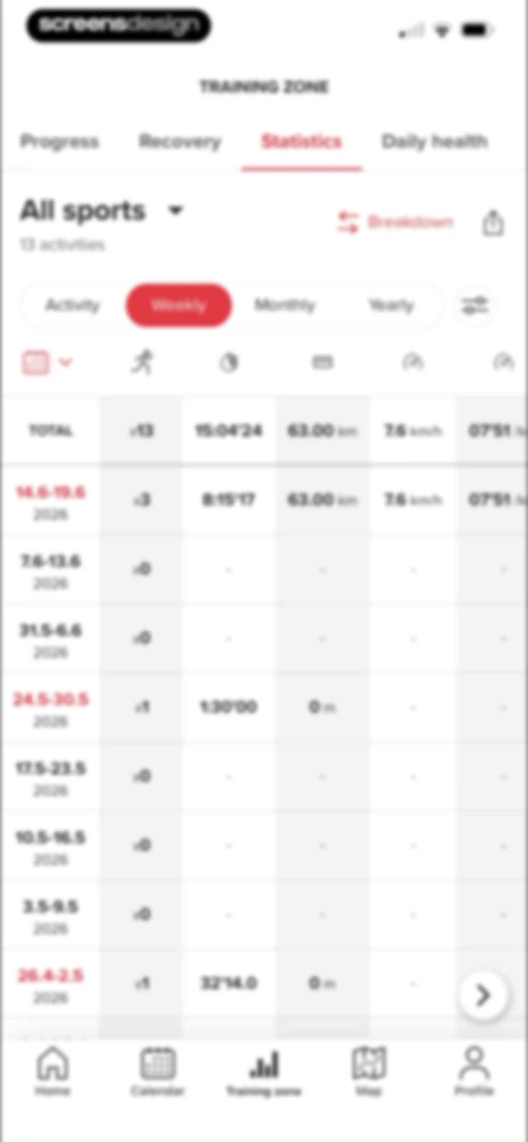 Sports Tracker: Run Bike Hike screen 186