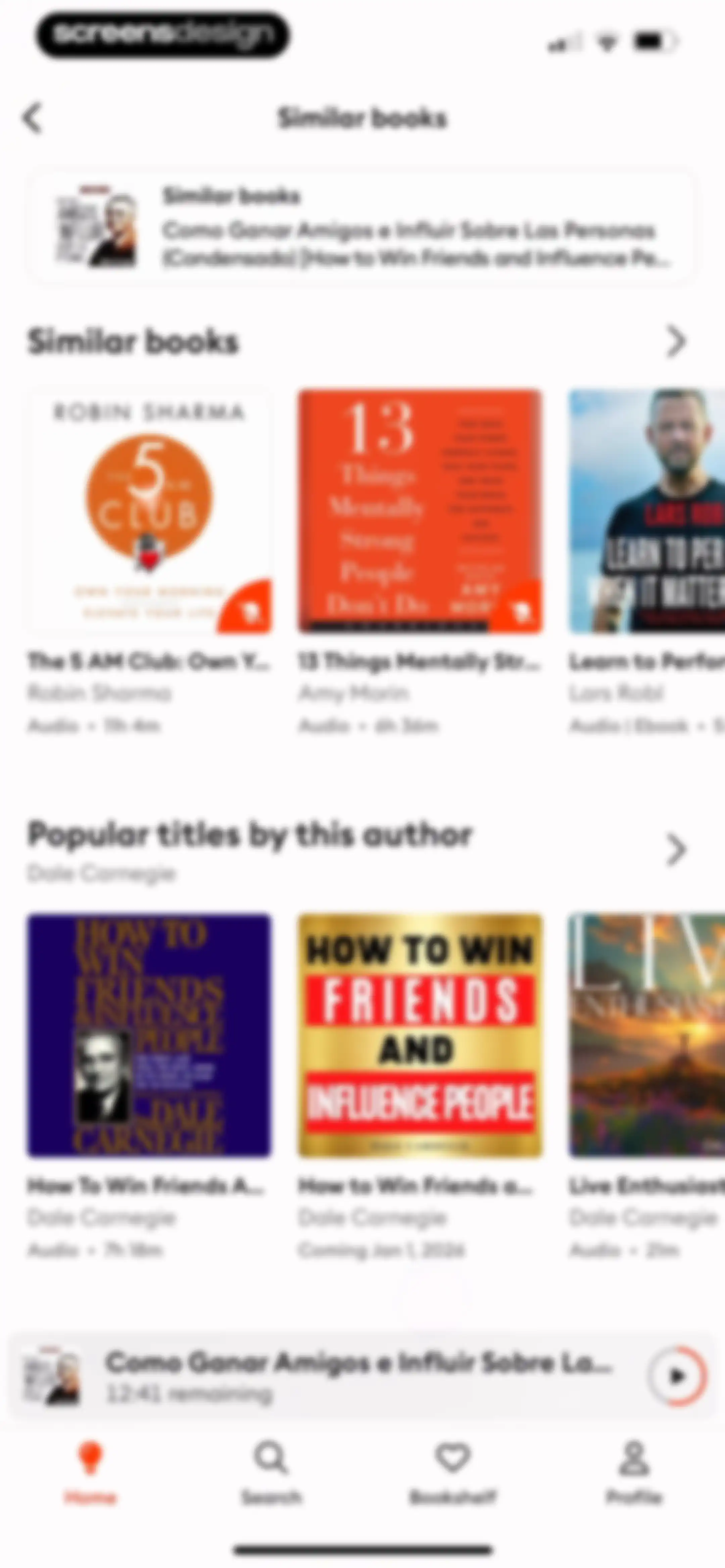 Storytel - Audiobooks Library screen 46