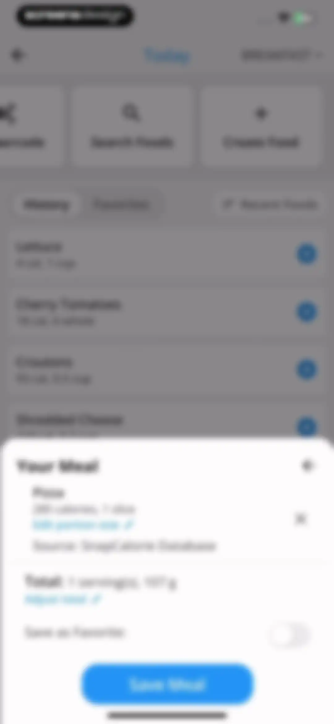 SnapCalorie AI Calorie Counter screen 50