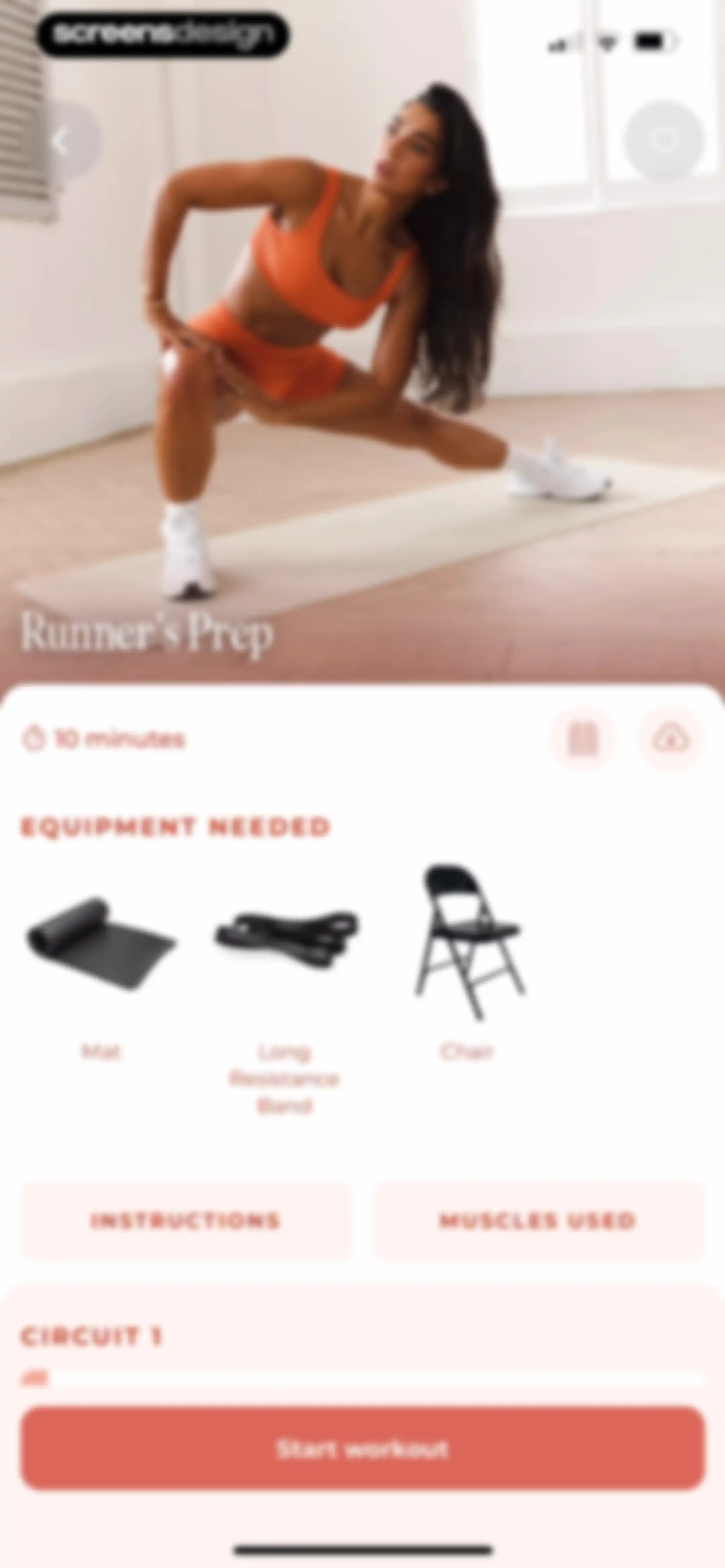 WeGLOW: Home Workout for Women screen 136