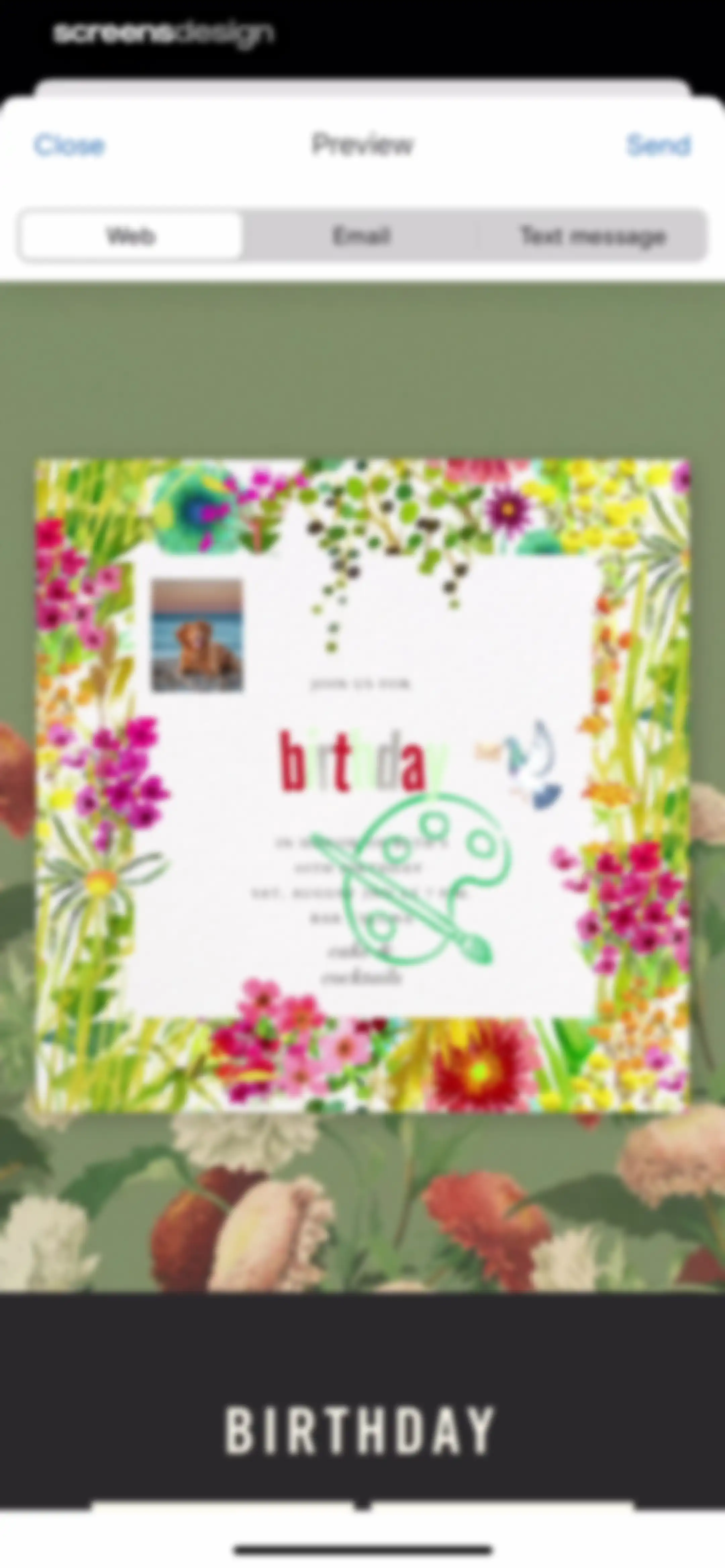 Paperless Post: Invitations screen 77