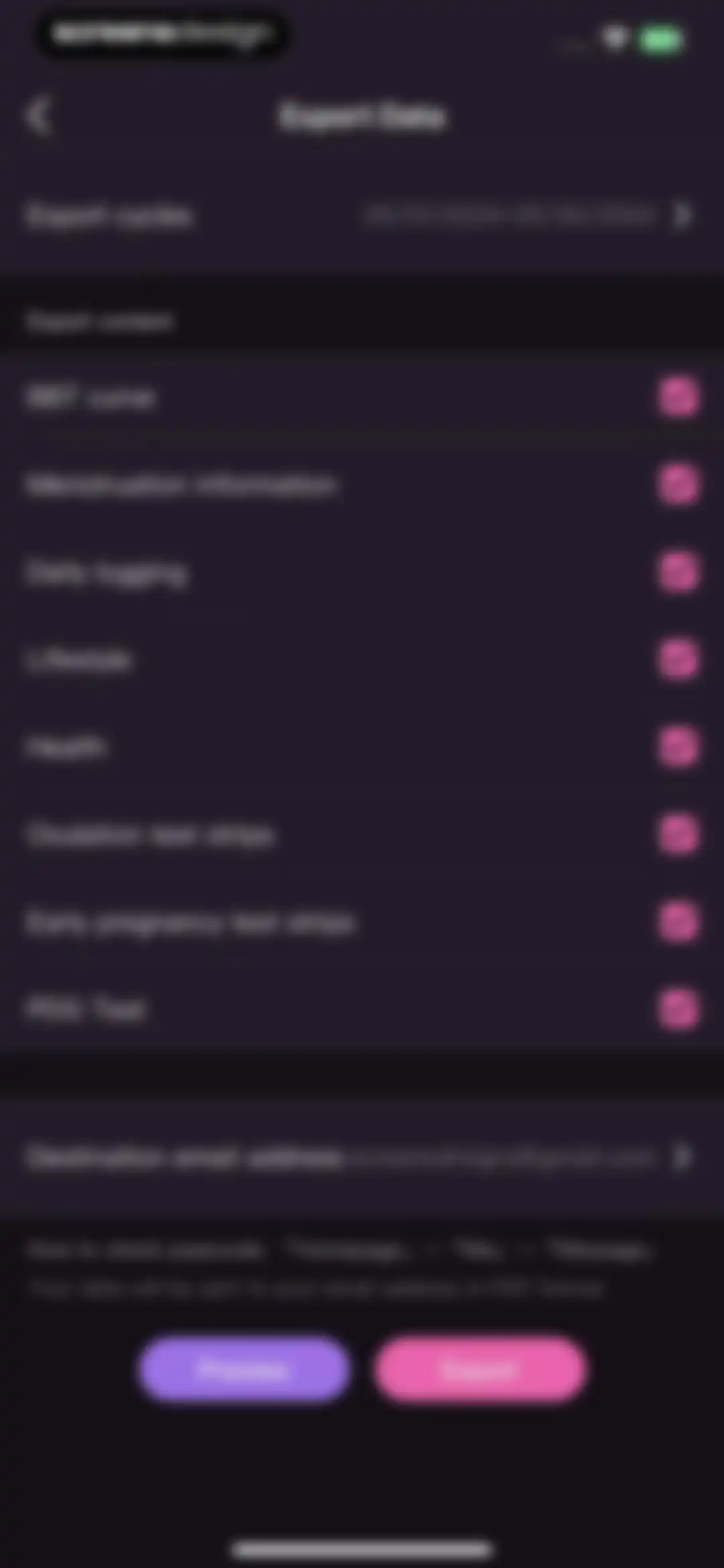 Femometer Fertility Tracker screen 83