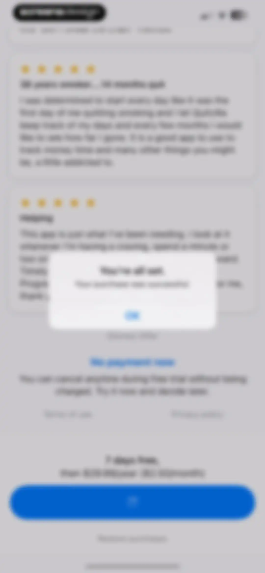 Quitzilla: Quit Tracker screen 13
