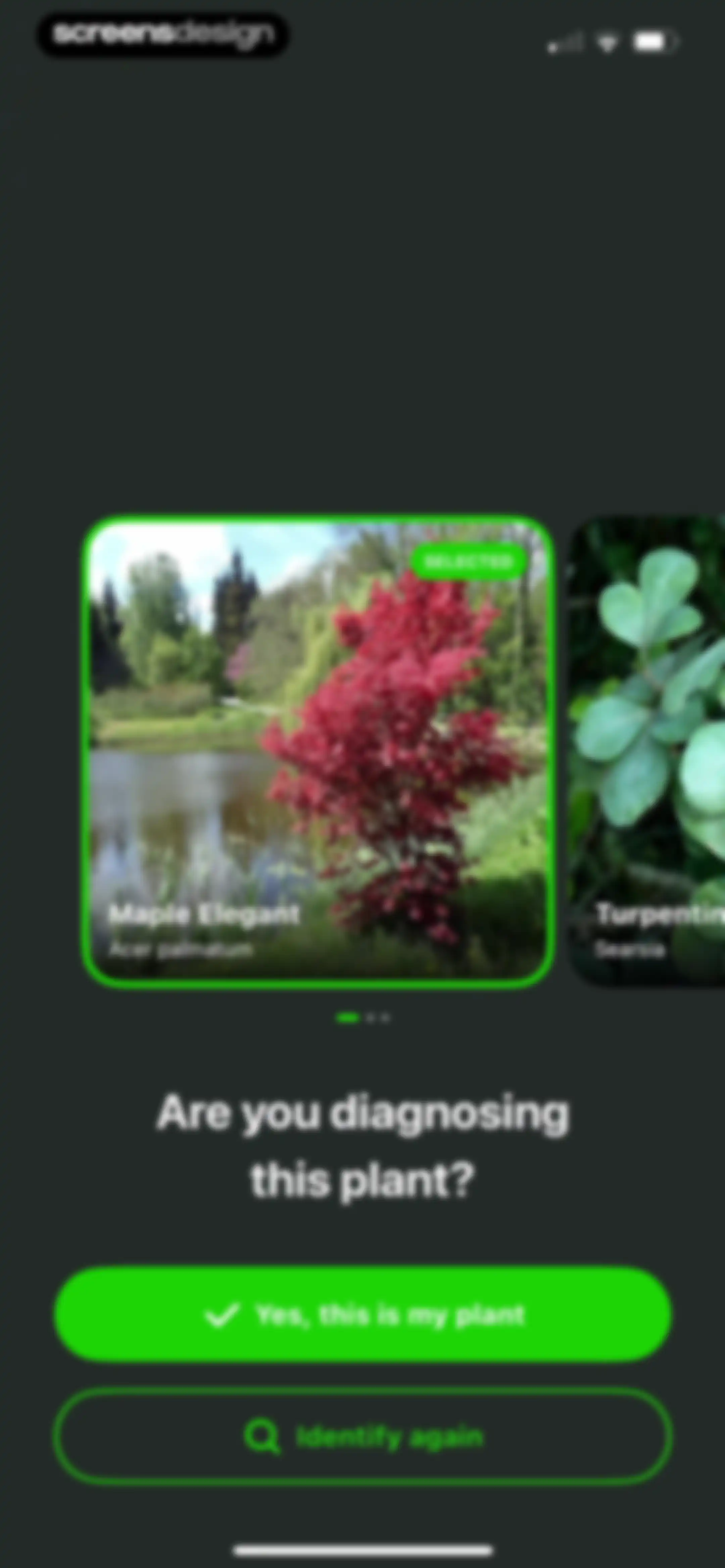 Plant Identifier & Care App screen 121