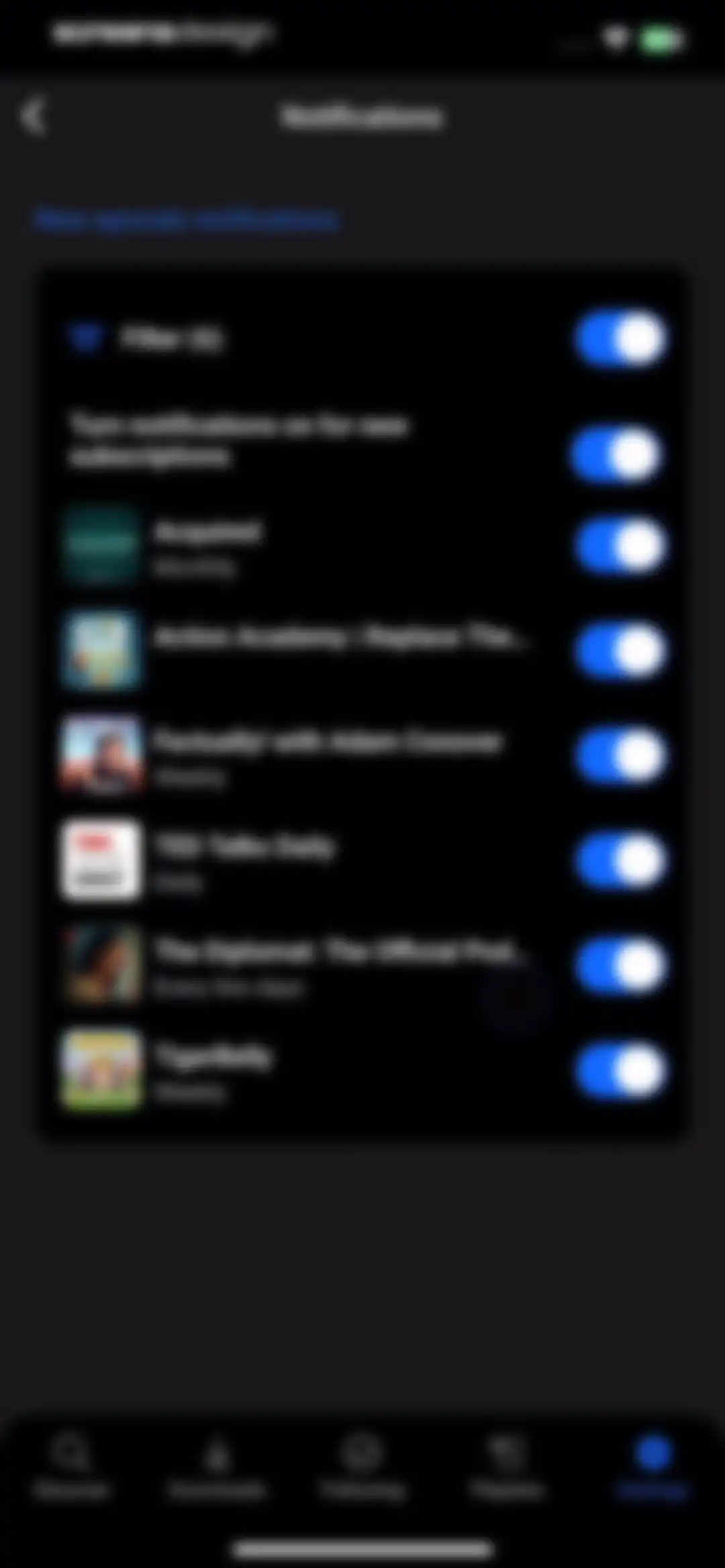 Breaker—The social podcast app screen 107