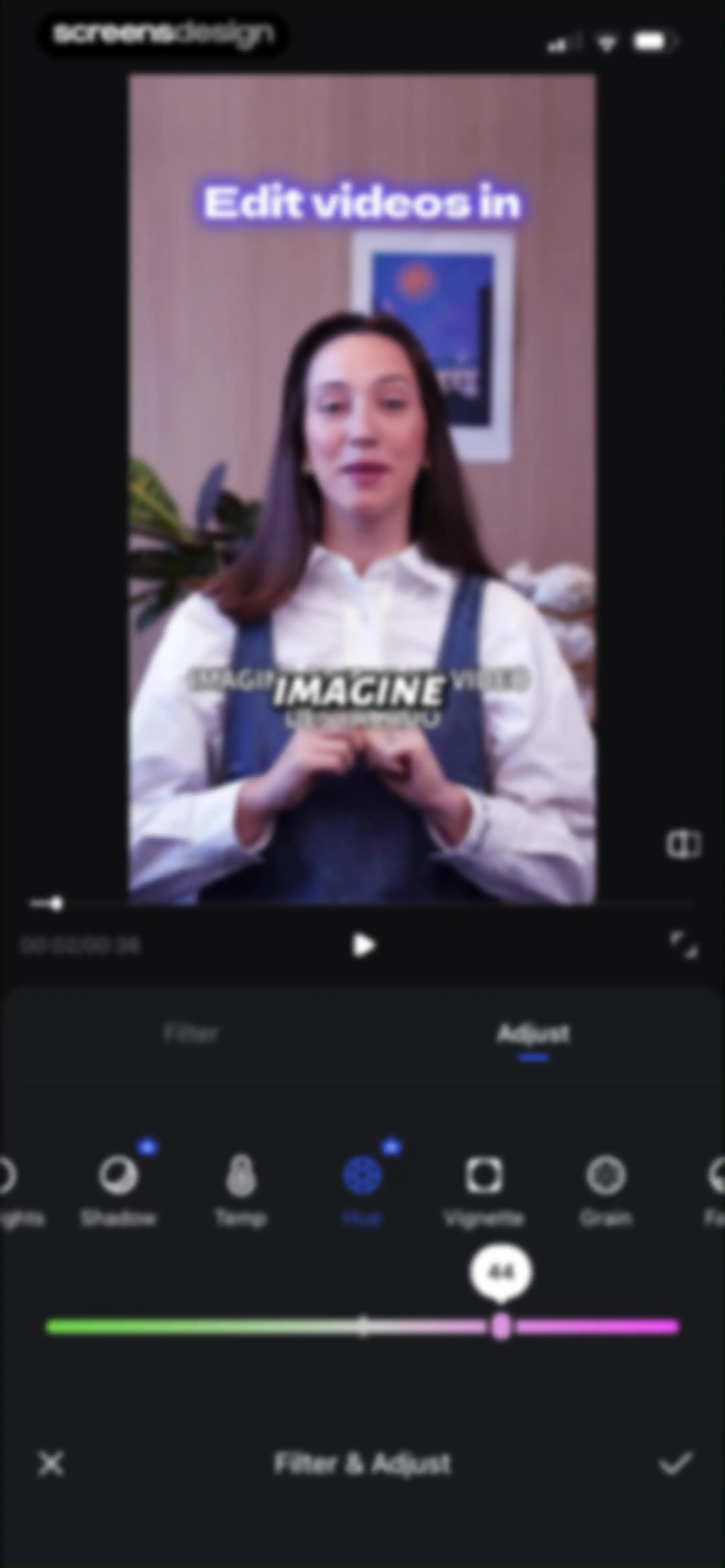 Vmake Labs: create viral video screen 53