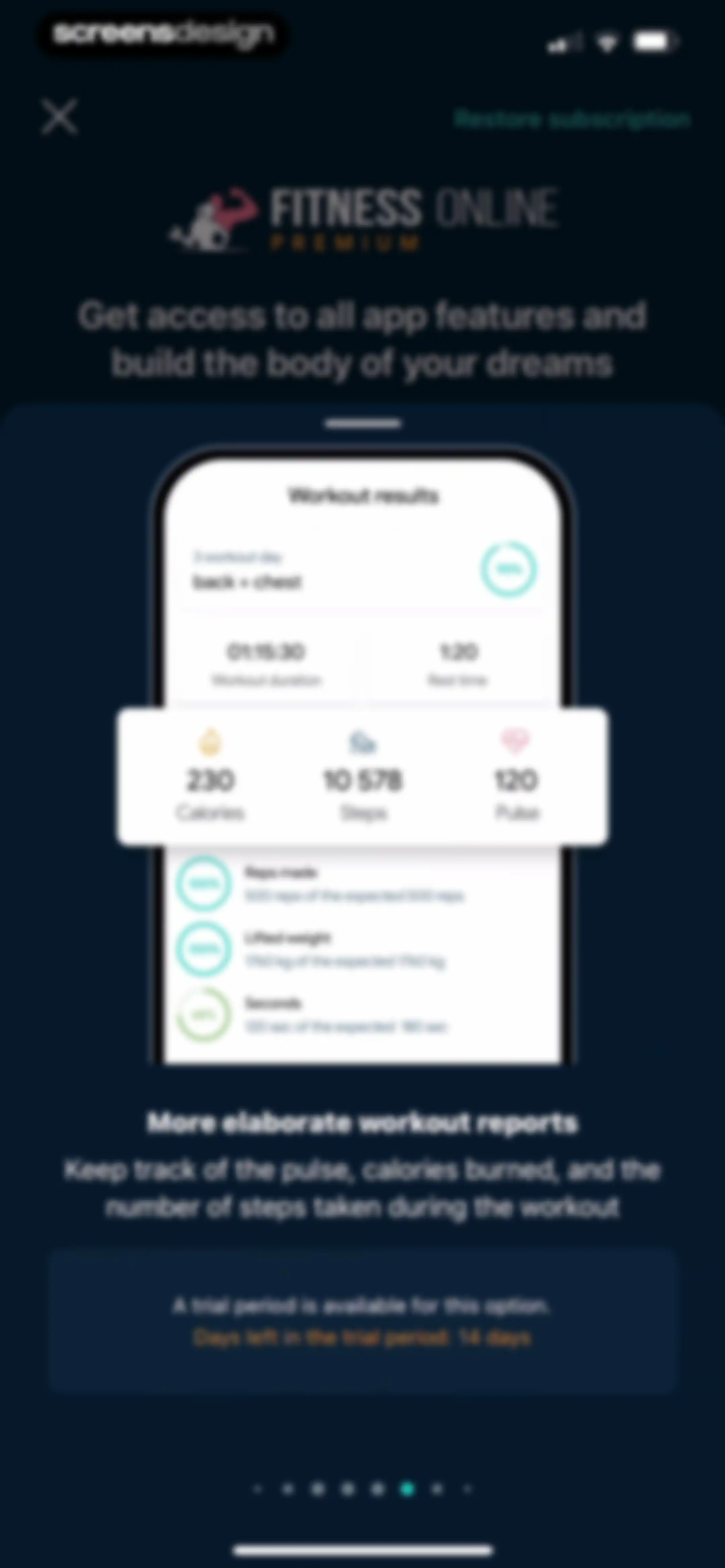 Fitness App: Gym Workout Plan screen 93
