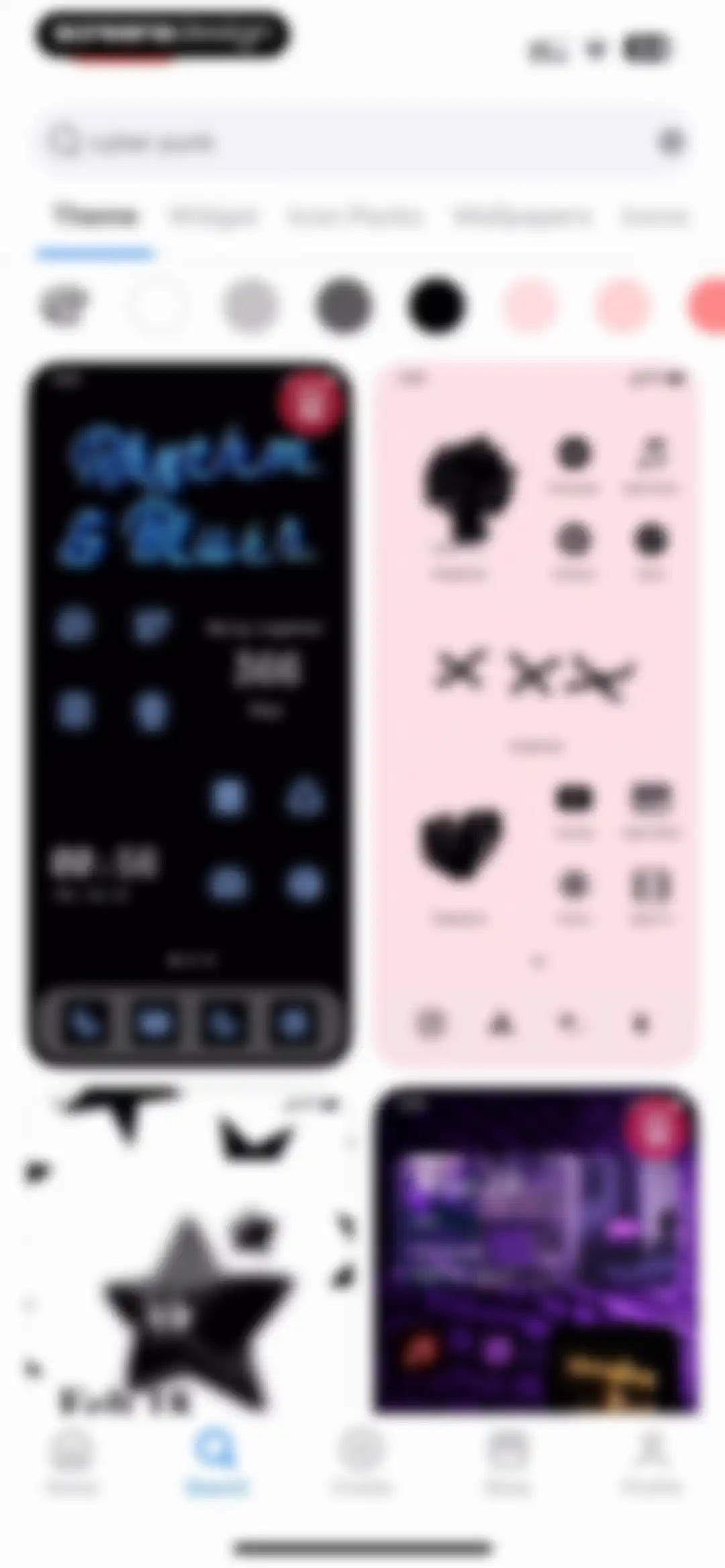 WidgetClub:Widget, Theme, Icon screen 71