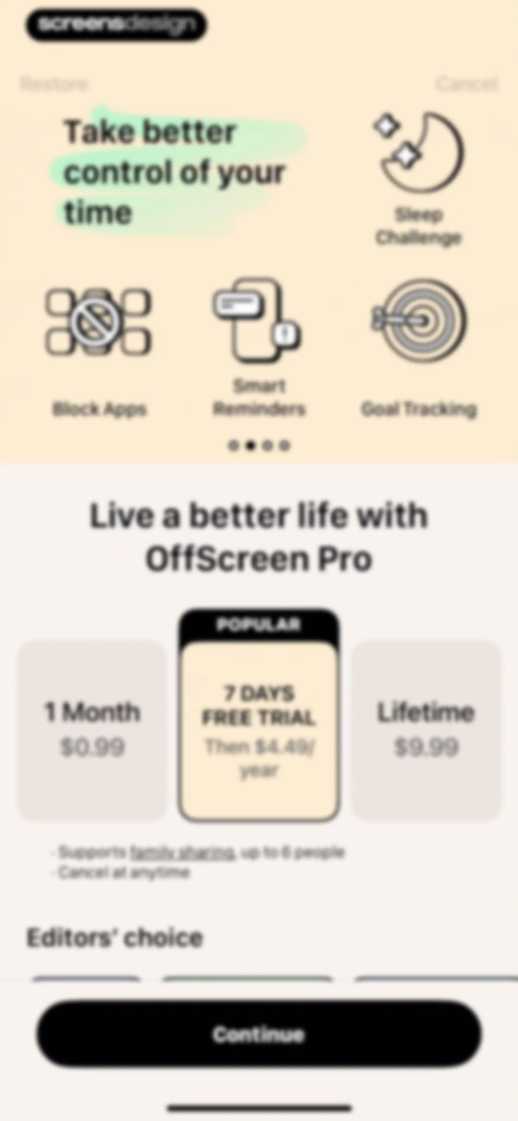 OffScreen: Screen Time Control screen 13
