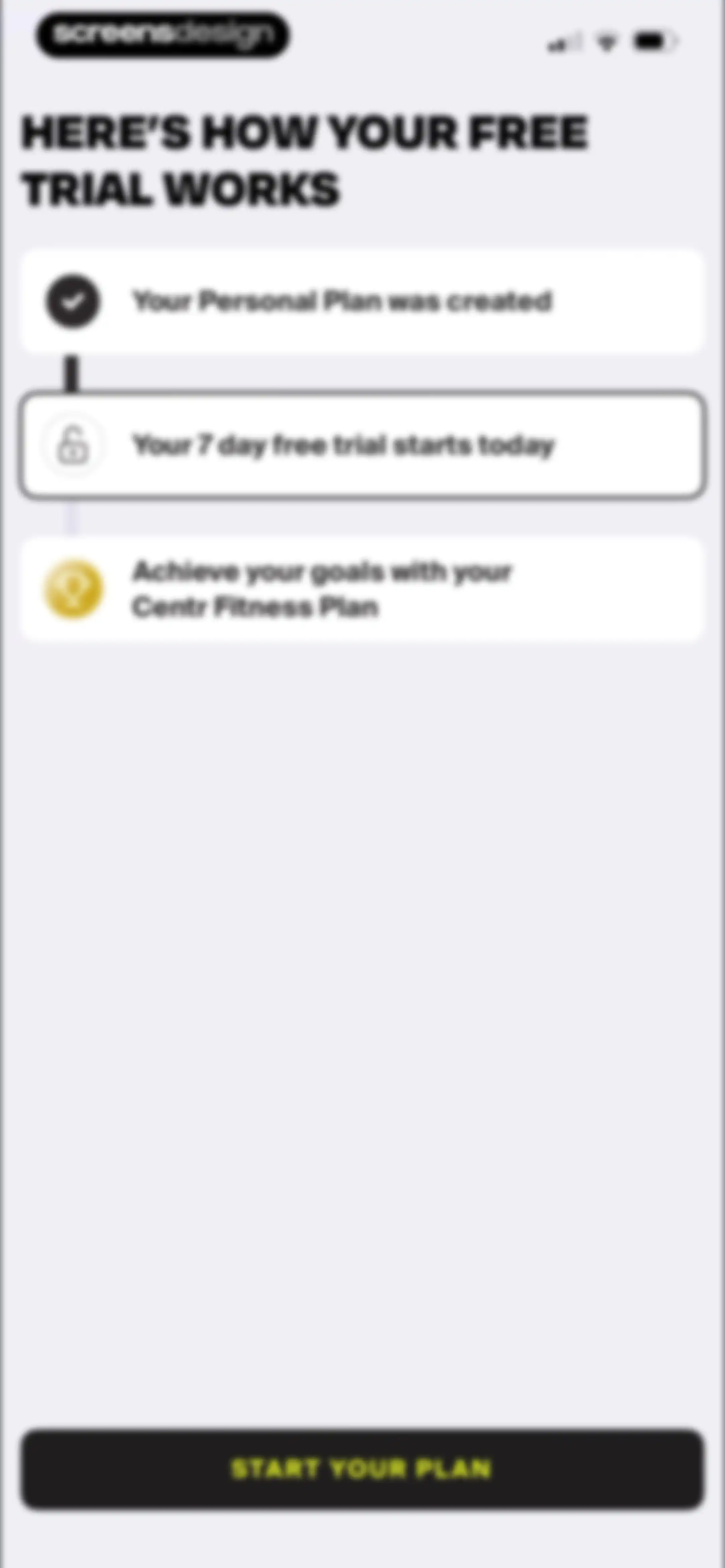 Centr: Strength & Fitness App screen 24