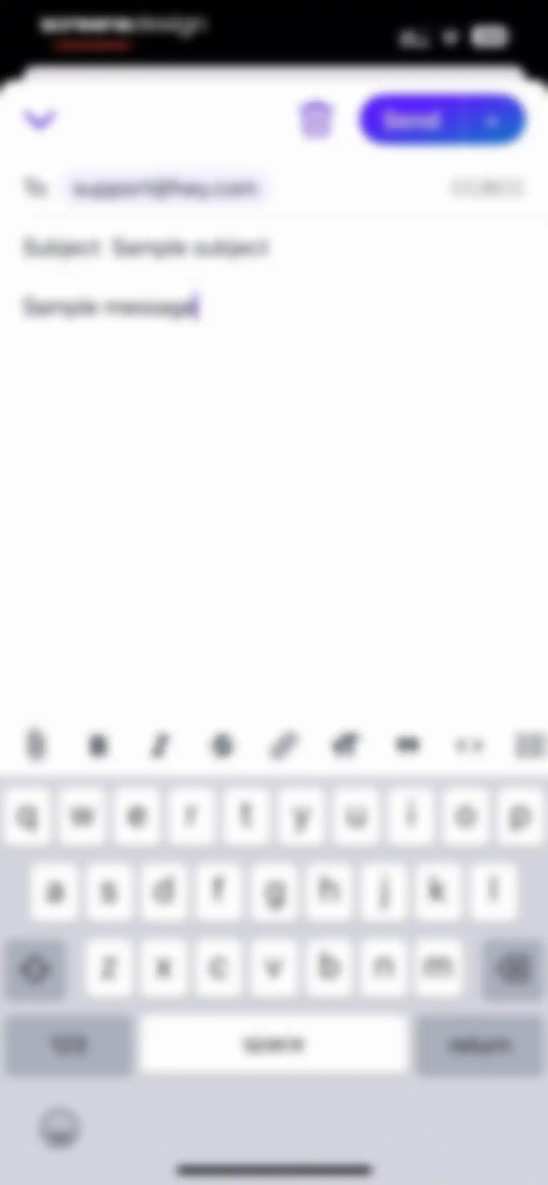 HEY Email screen 33