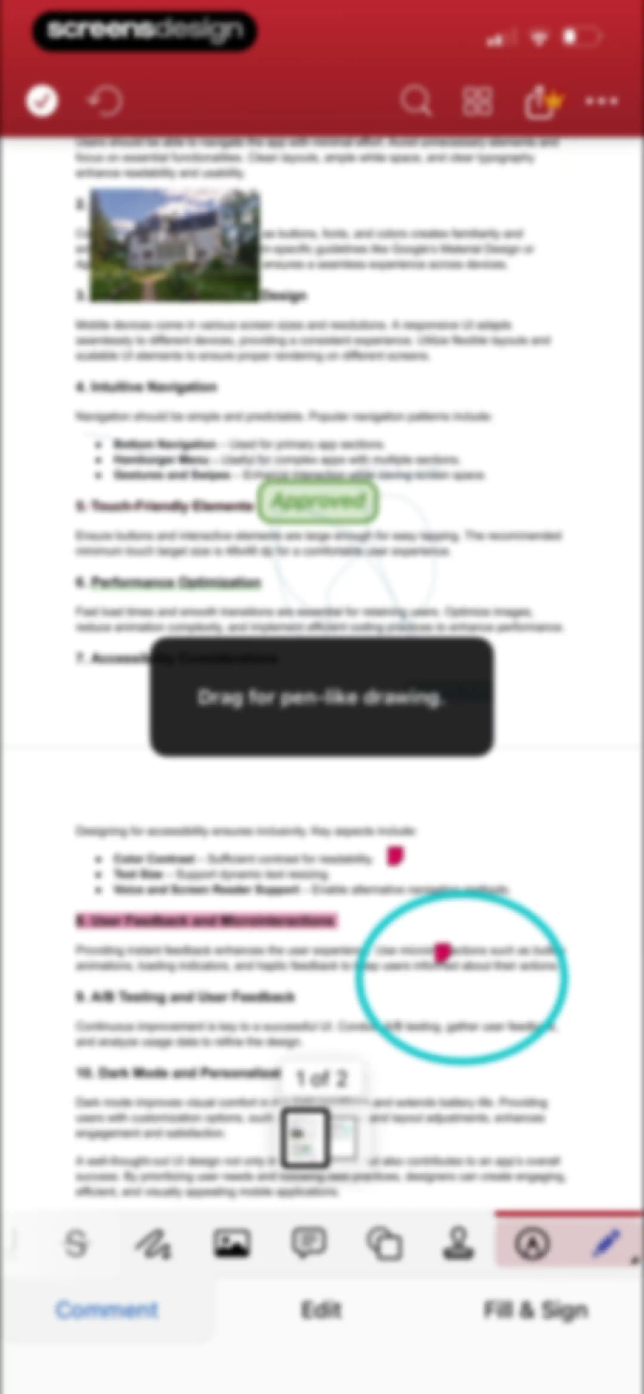 MobiPDF・PDF Text Editor・Reader screen 53
