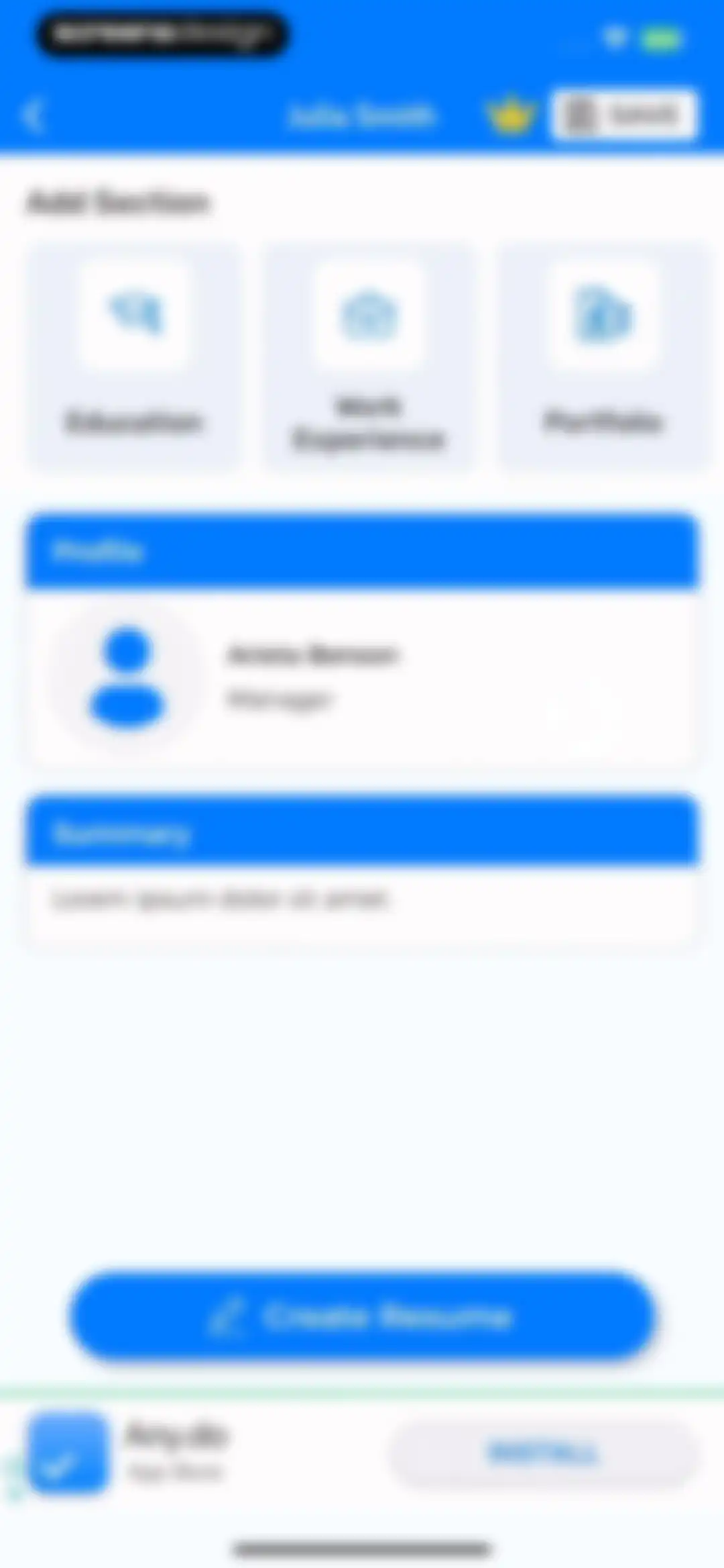 AI Resume Creator: CV Builder screen 46