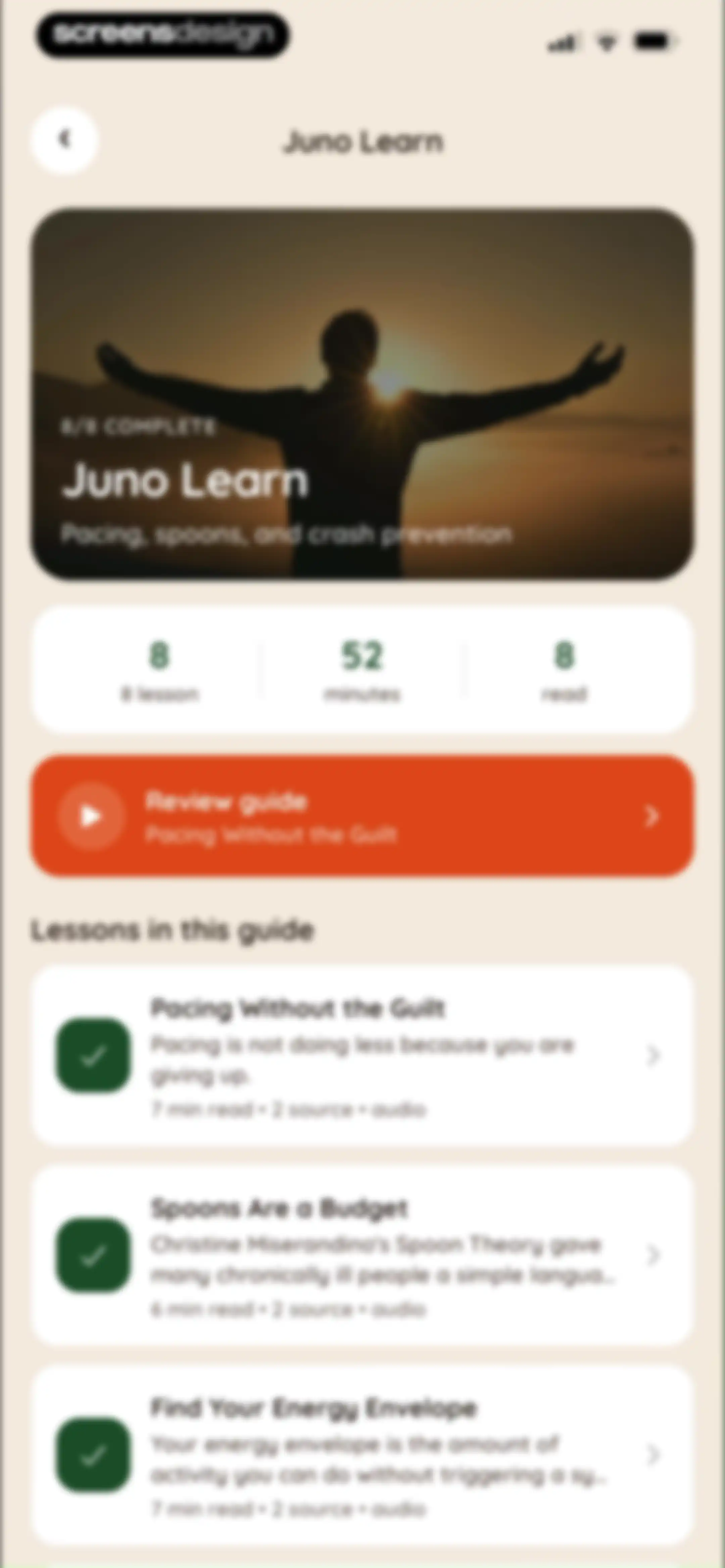 Juno: Chronic Illness Support screen 84