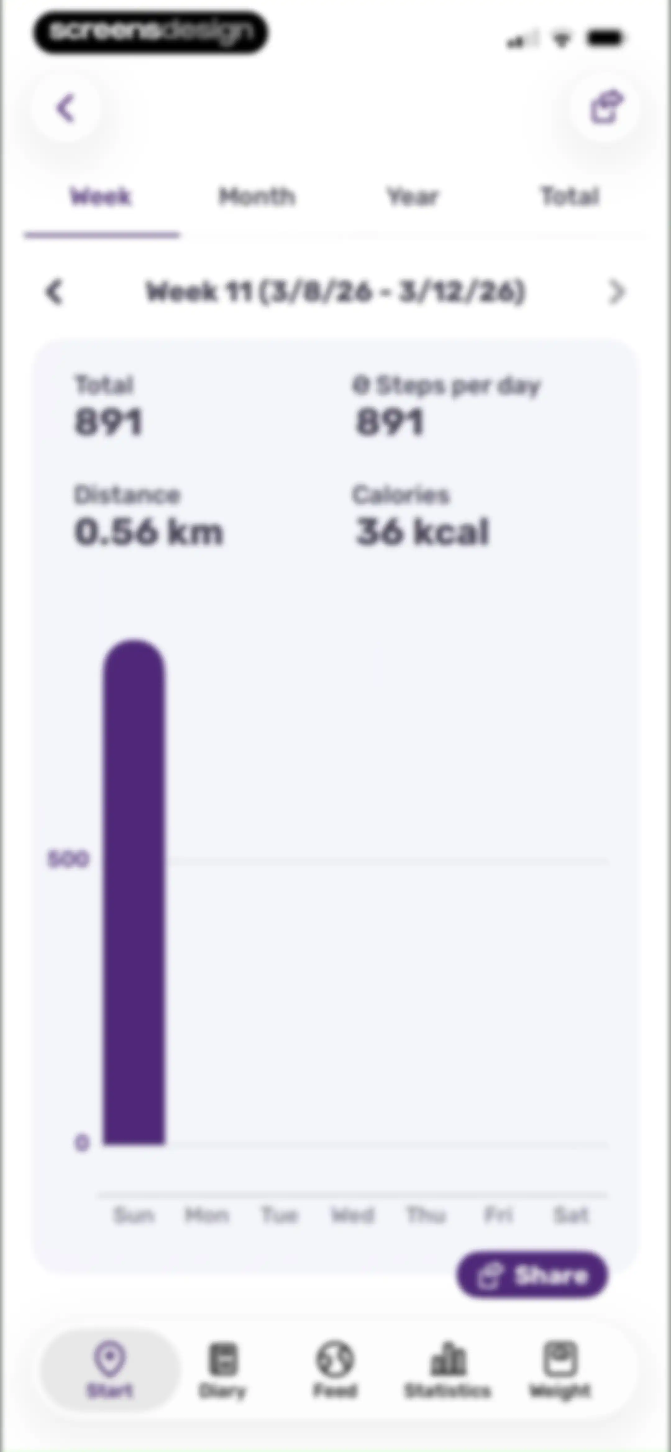 Running Tracker App – FITAPP screen 77