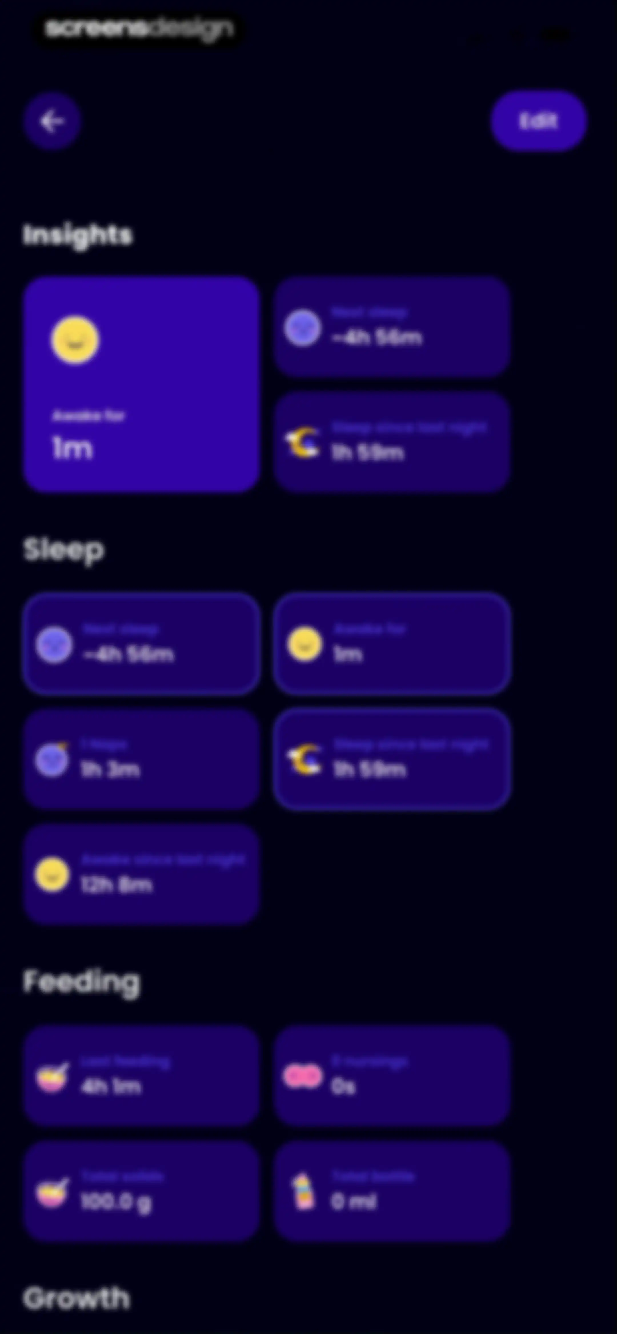 Happy Baby - Sleep & Tracker screen 69