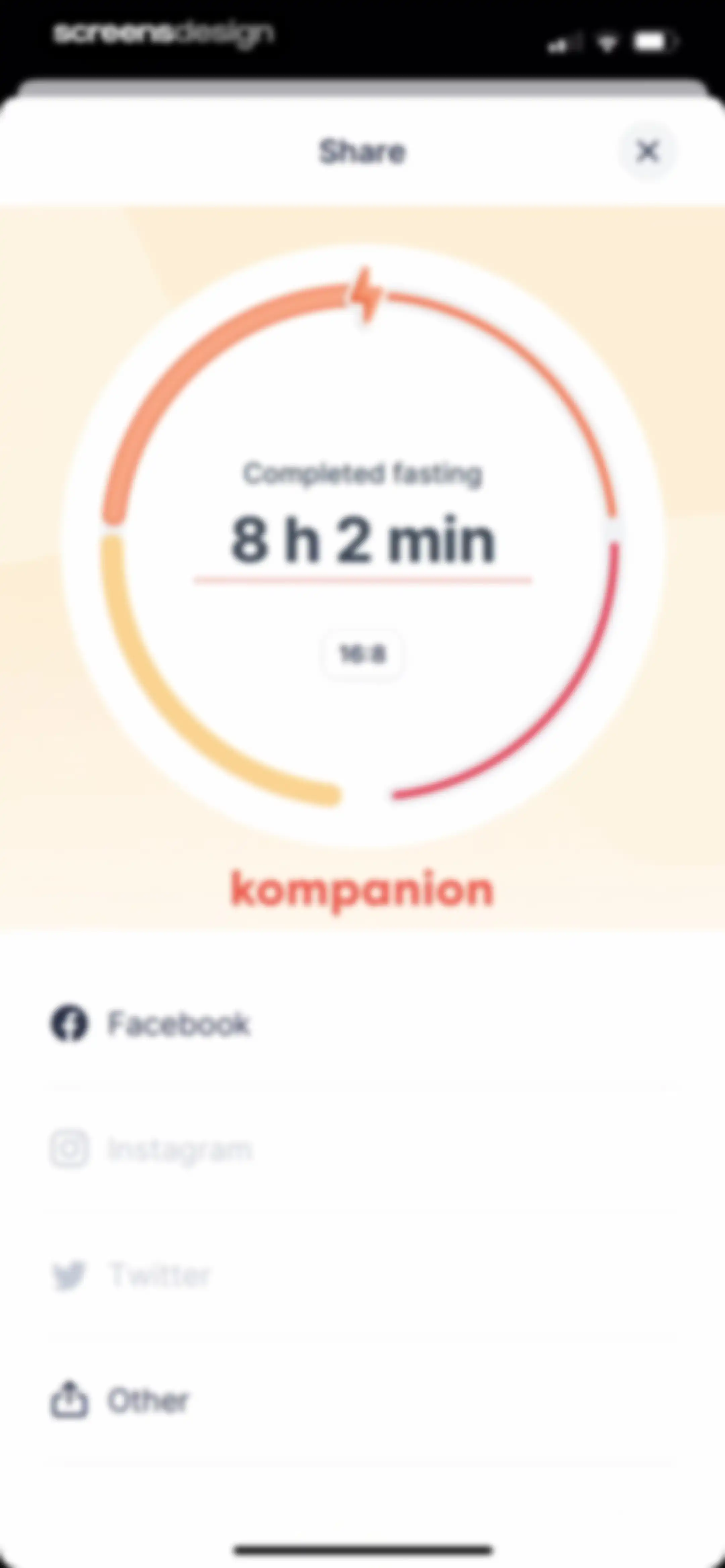 Kompanion: Weight Loss Plan screen 162