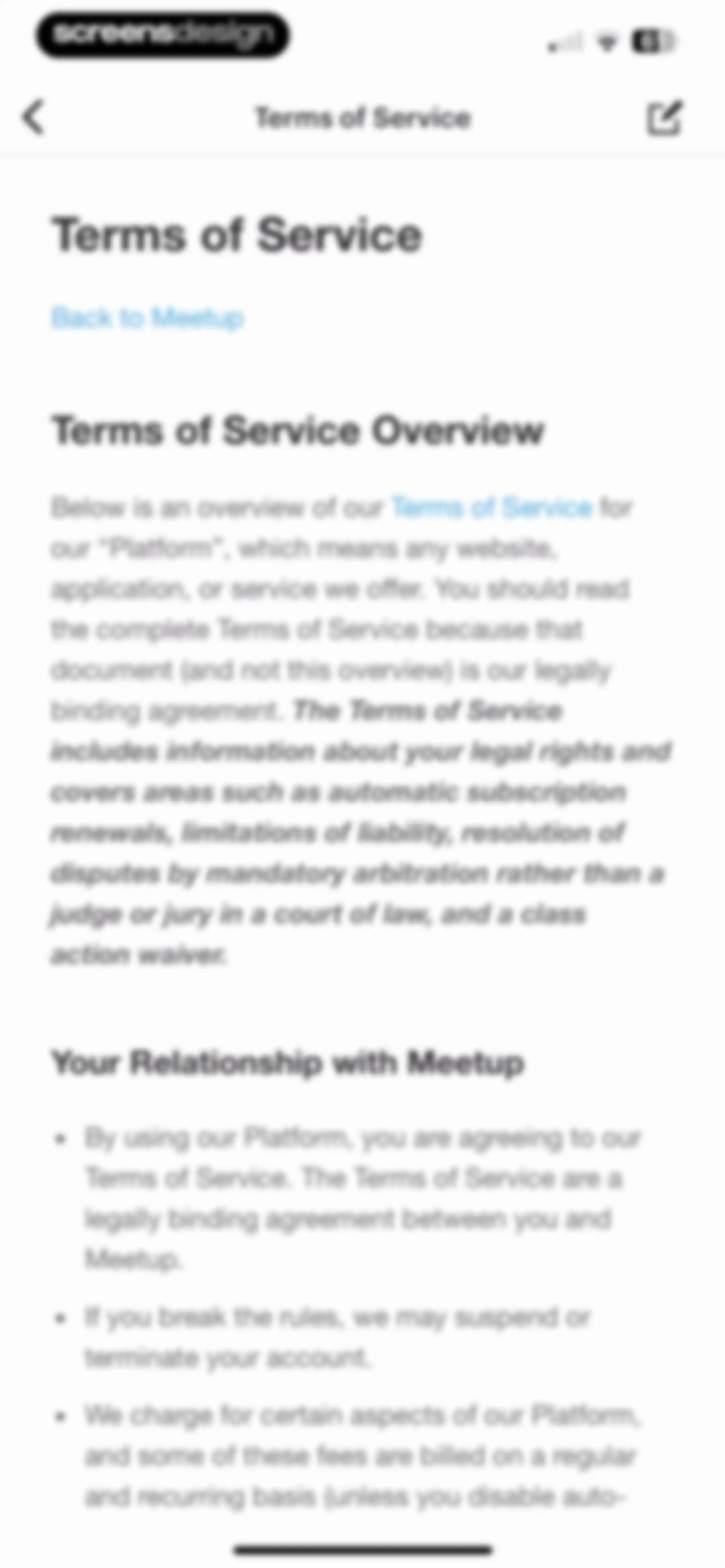 Meetup: Social Events & Groups screen 128