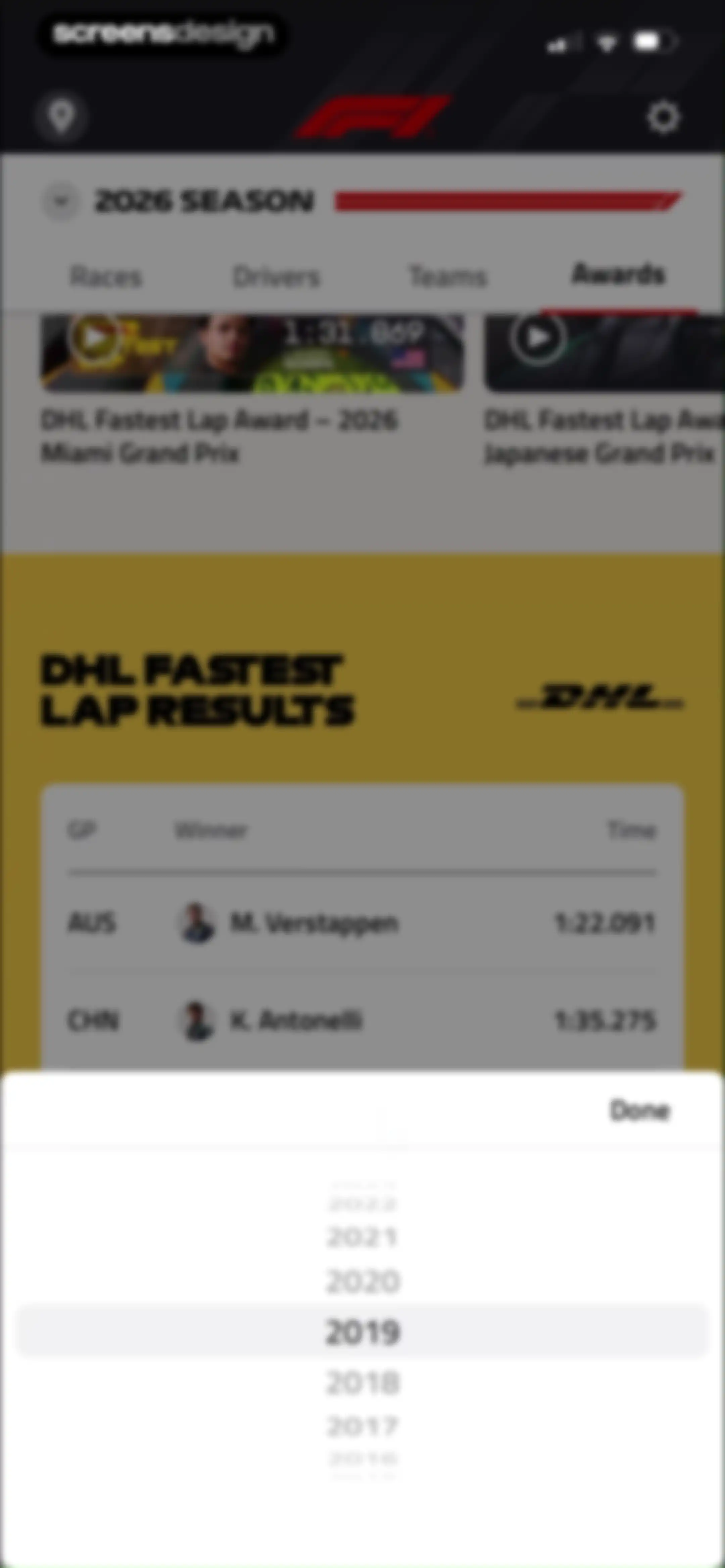 Formula 1® screen 81