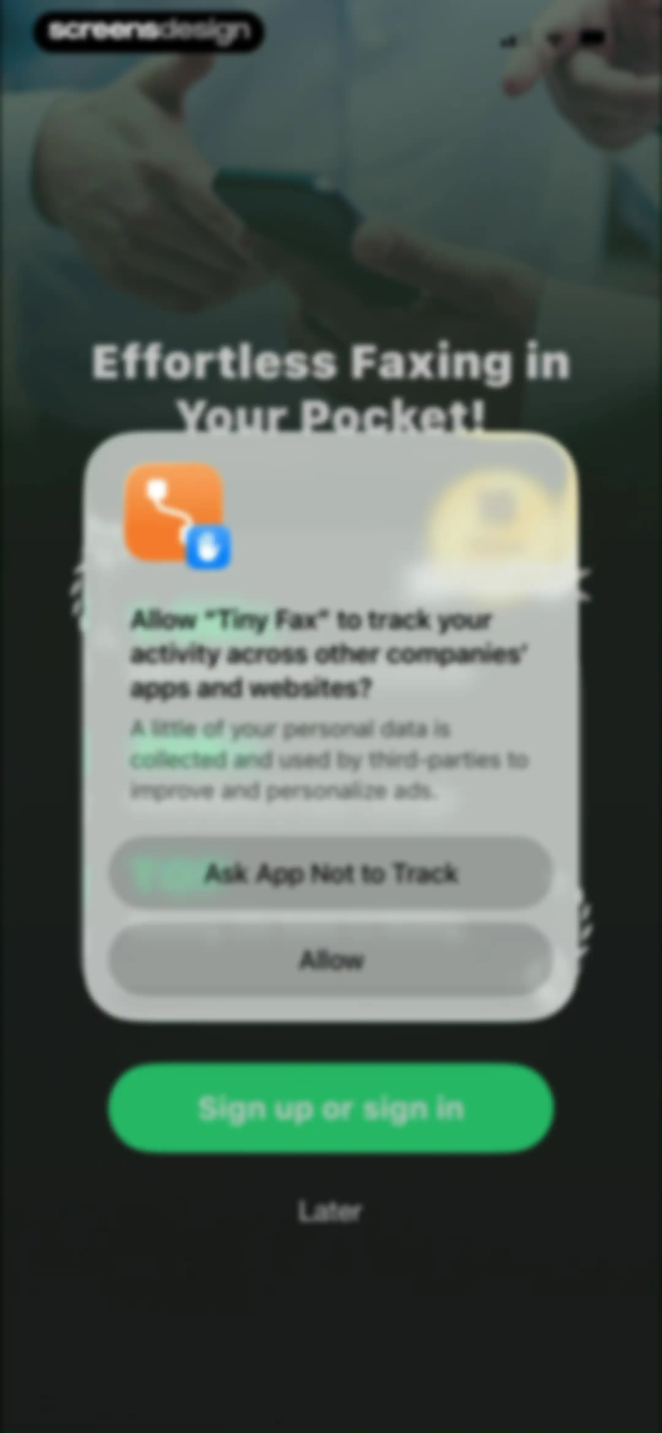 Tiny Fax: Send Fax From iPhone screen 2