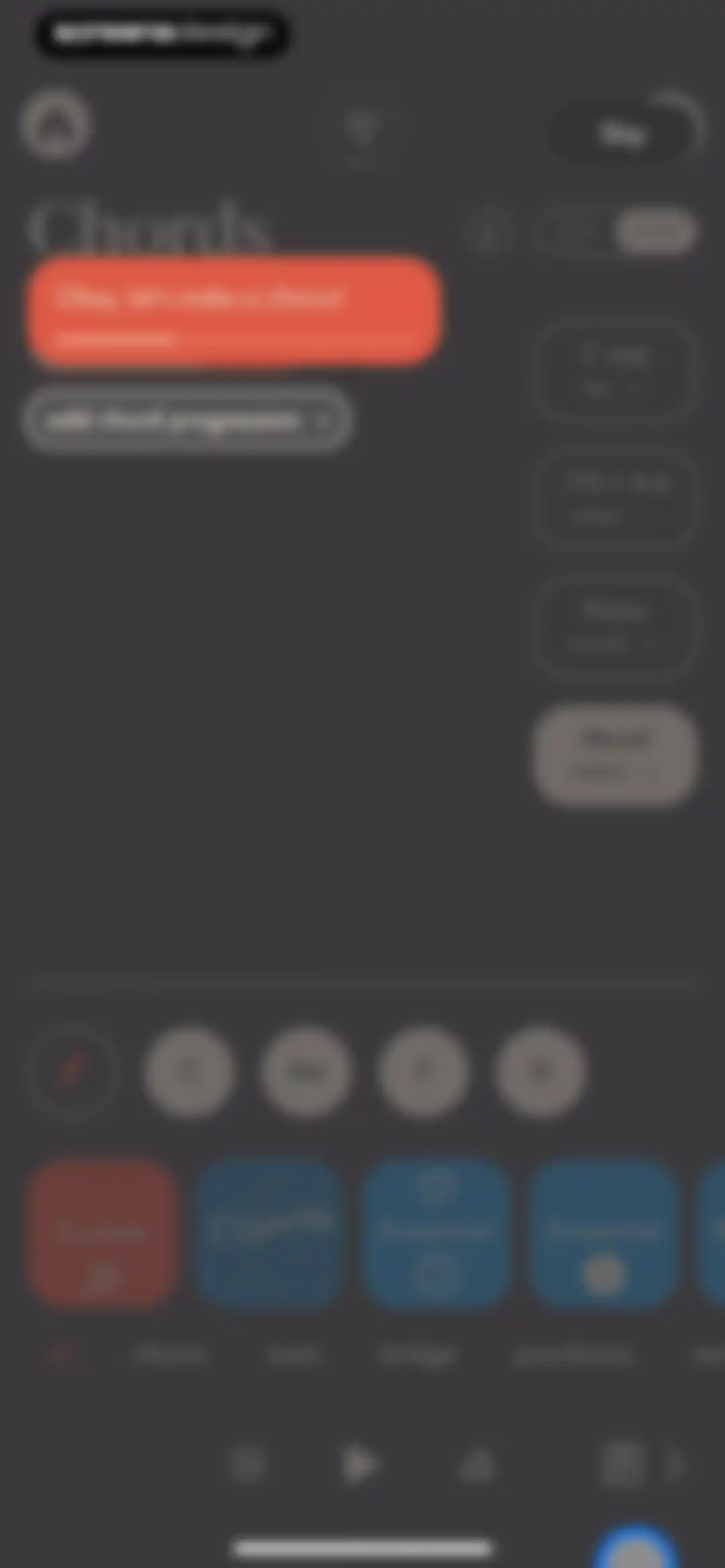 Demo: Songwriting Studio screen 23