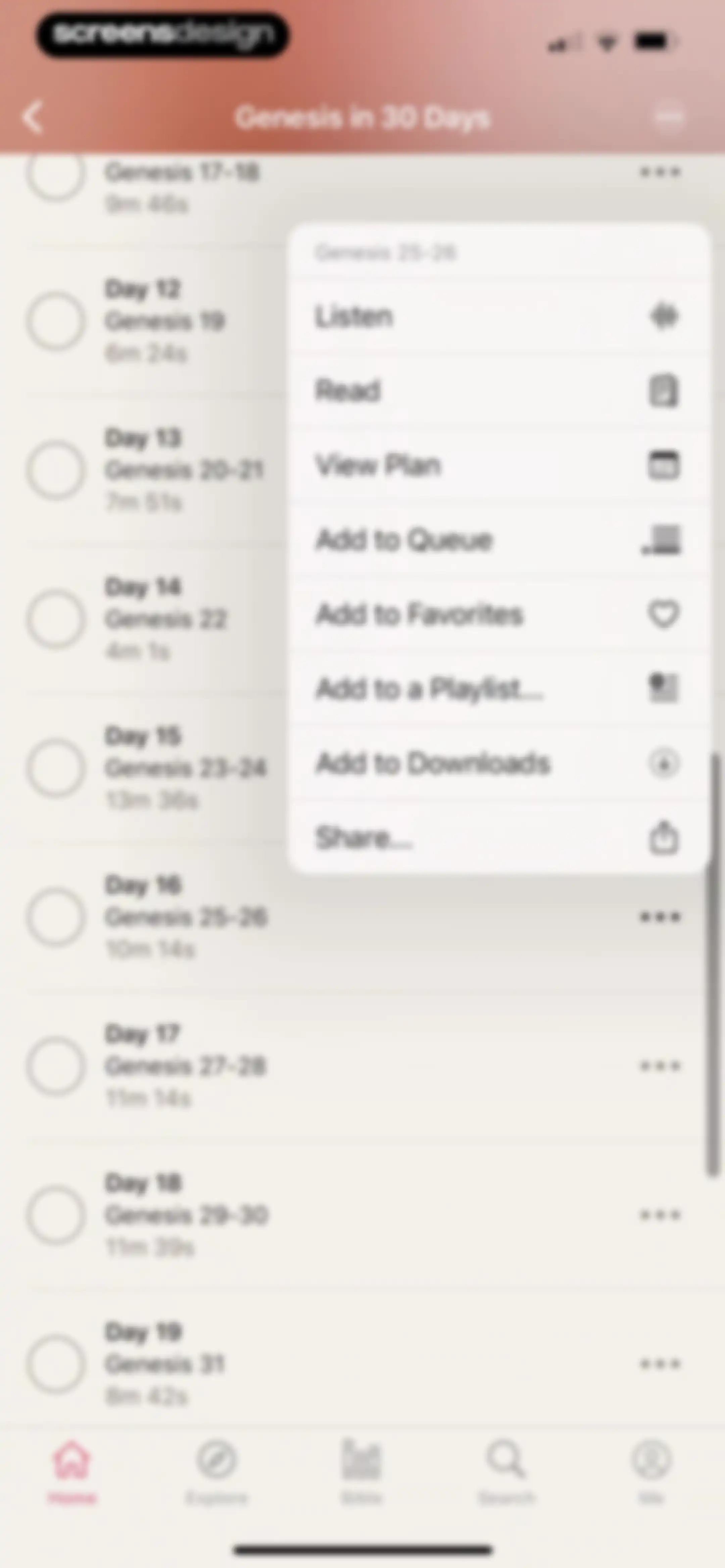 Dwell: Audio Bible screen 19