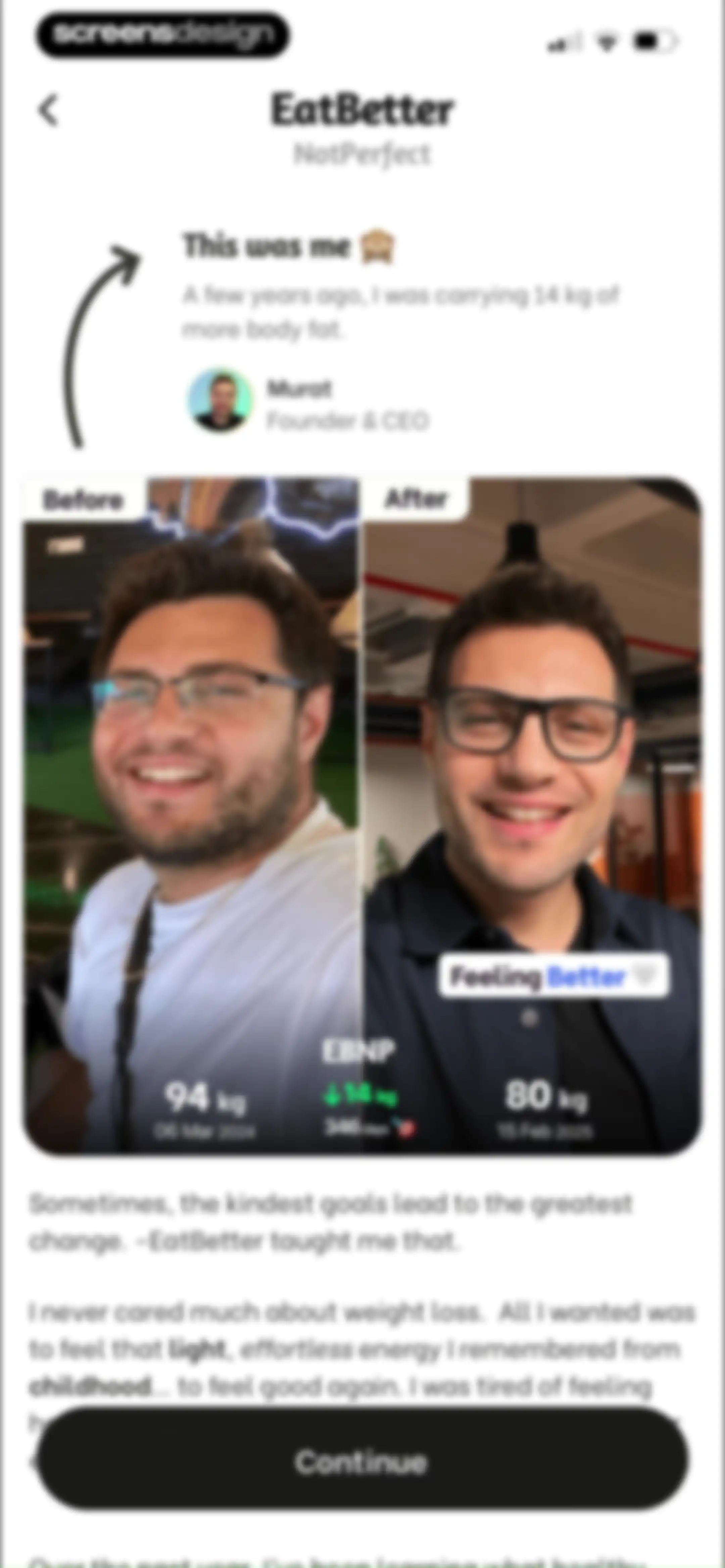 EatBetter: AI Food Journal screen 9