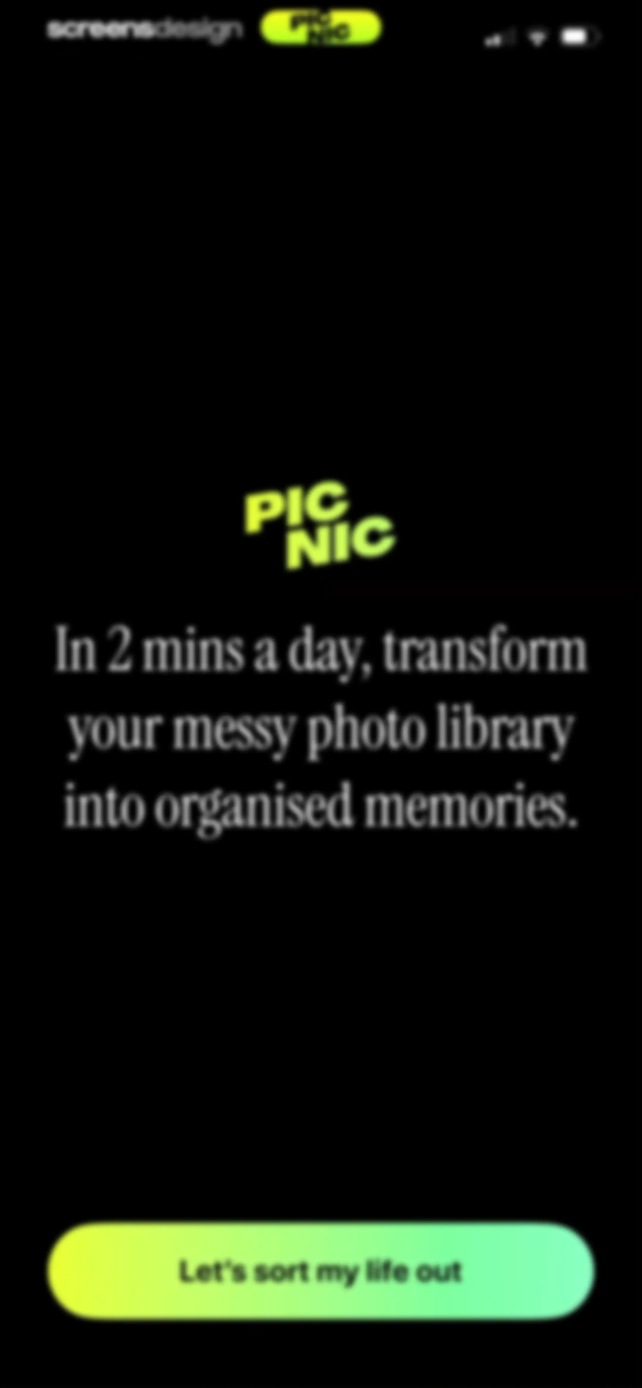 Photo Organizer: Picnic screen 4