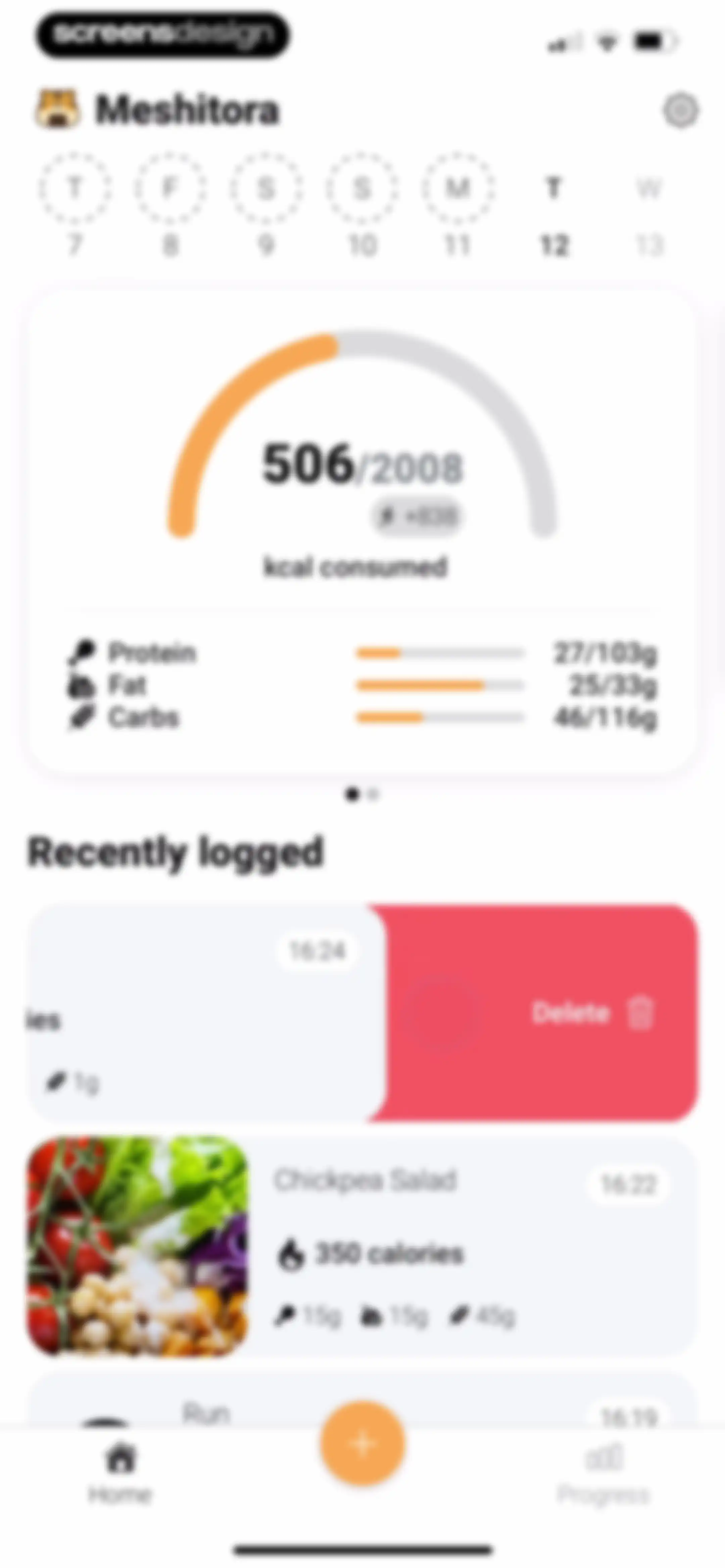 Meshitora: Track My Calories screen 72