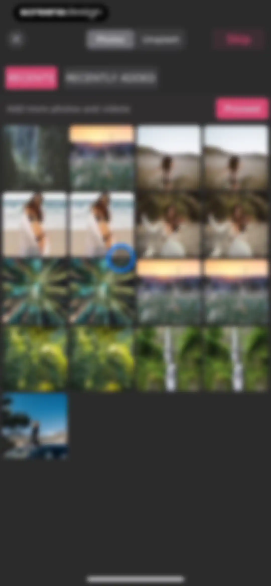 Layout Photo Collage - Mixgram screen 14